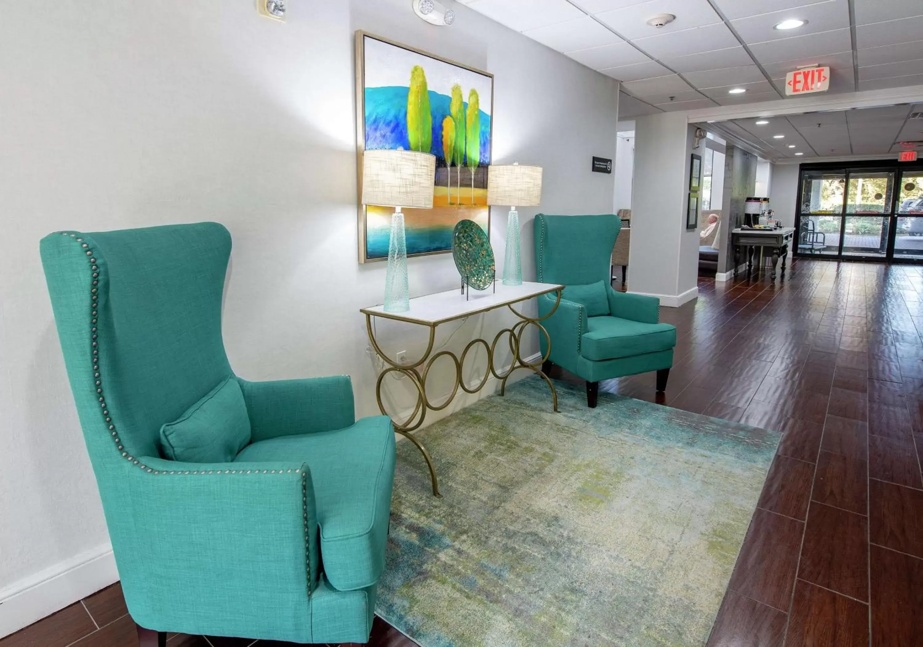 Lobby or reception in Hampton Inn and Suites Lafayette Lobby or reception in Hampton Inn and Suites Lafayette