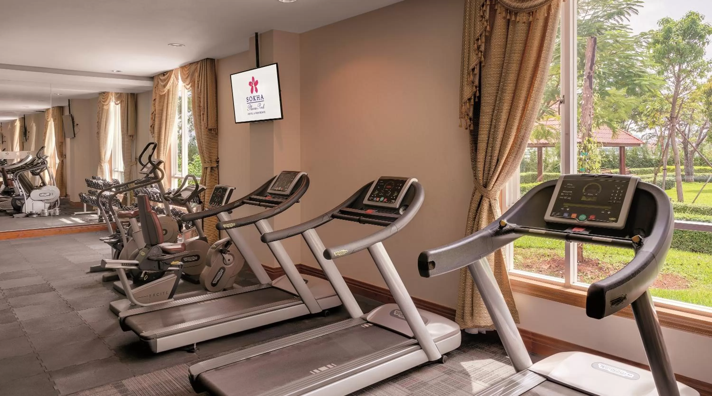 Fitness centre/facilities in Sokha Phnom Penh Hotel