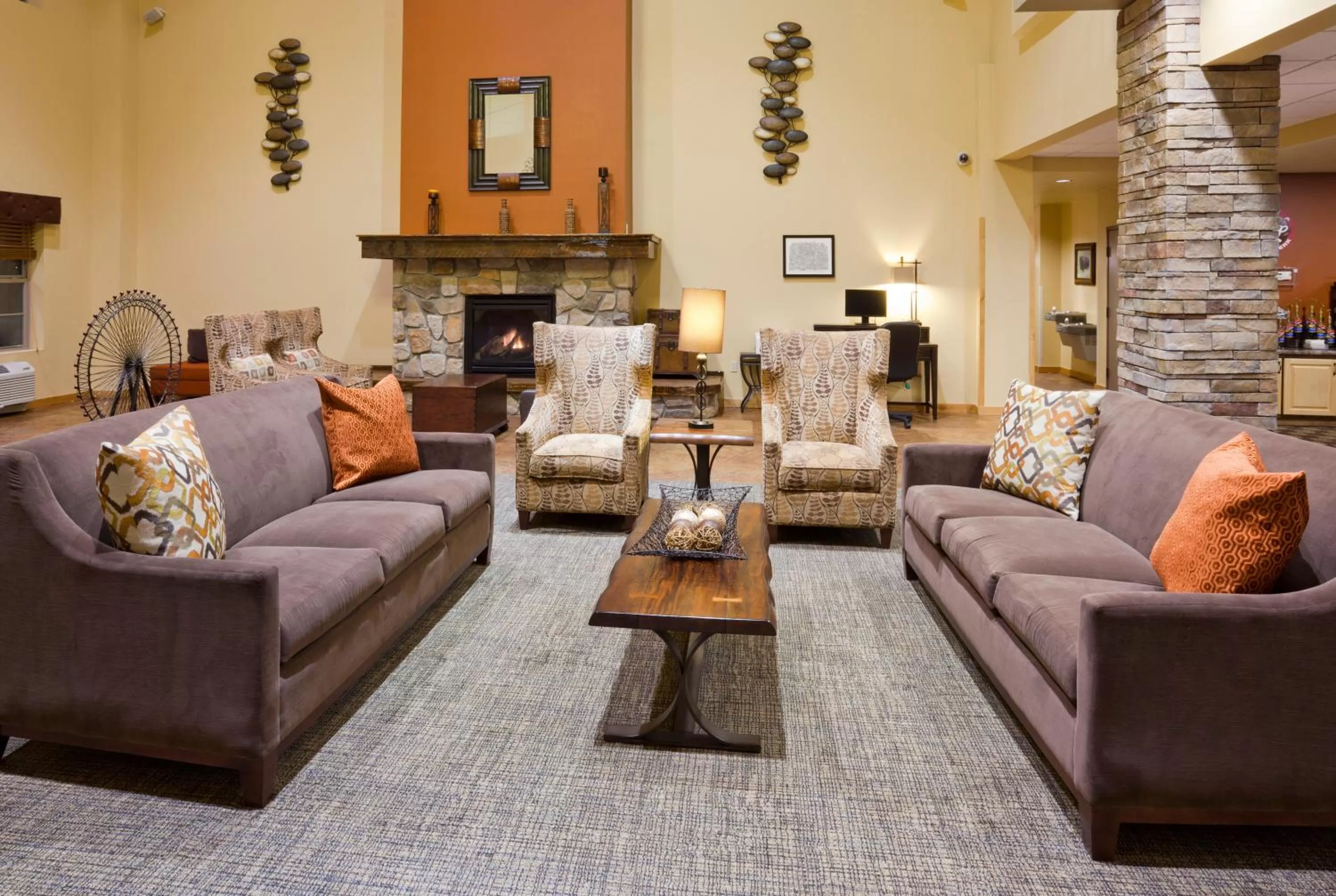 Lobby or reception in AmericInn by Wyndham Fargo Medical Center