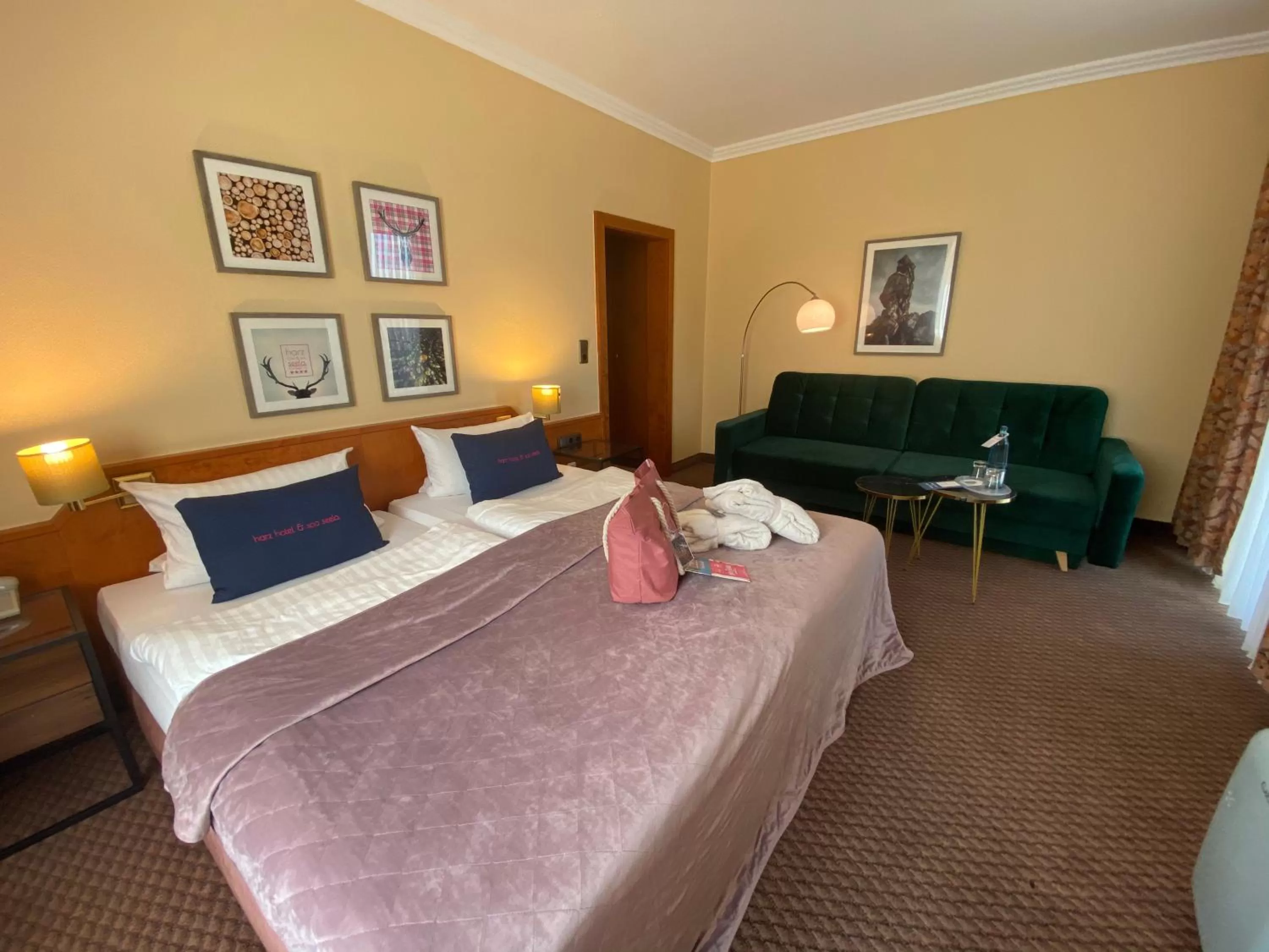 Photo of the whole room, Bed in Harz Hotel & Spa Seela