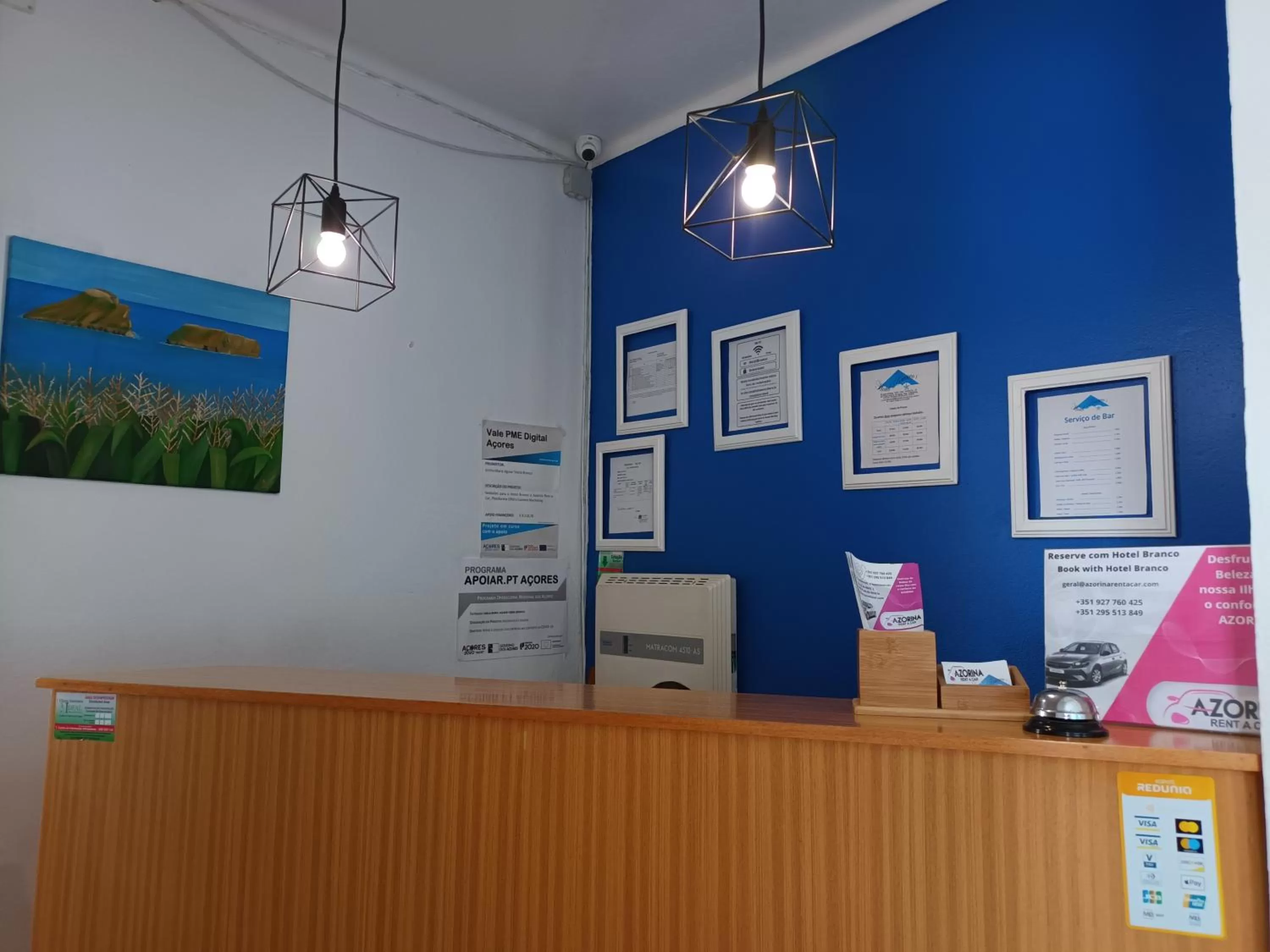 Lobby or reception in Hotel Branco I