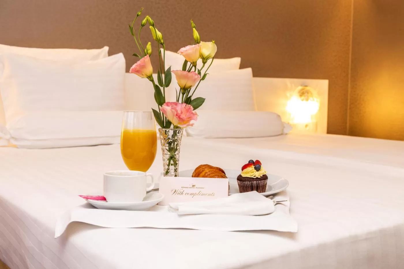 Bed in Grand Hotel Plovdiv