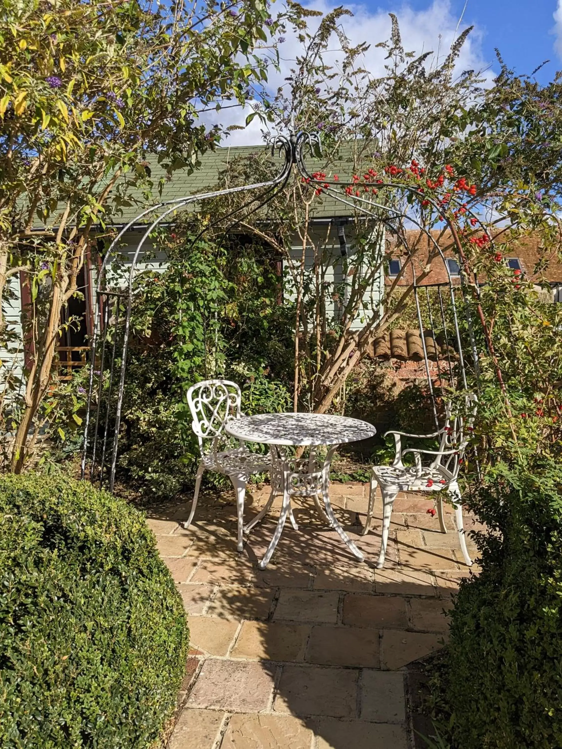 Patio, Garden in Kingfisher Barn B&B