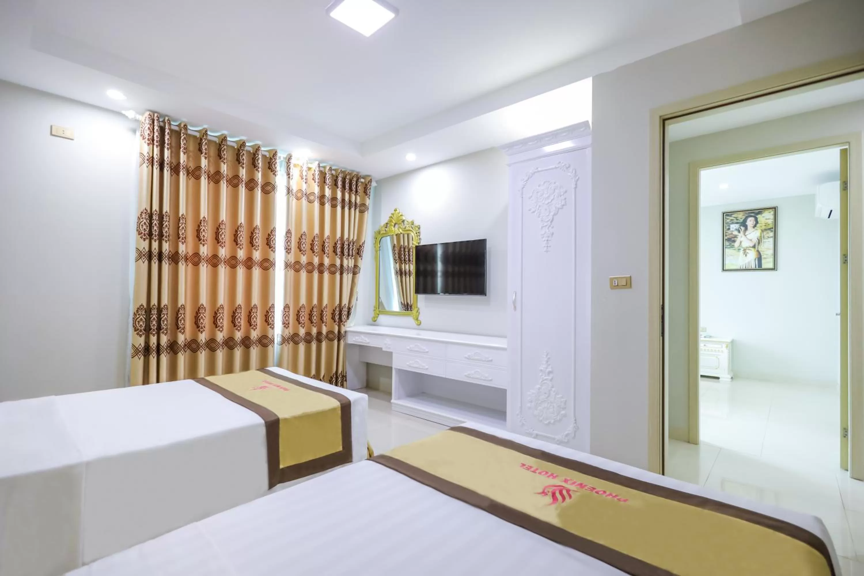 Bed in Khách Sạn Phượng Hoàng 3