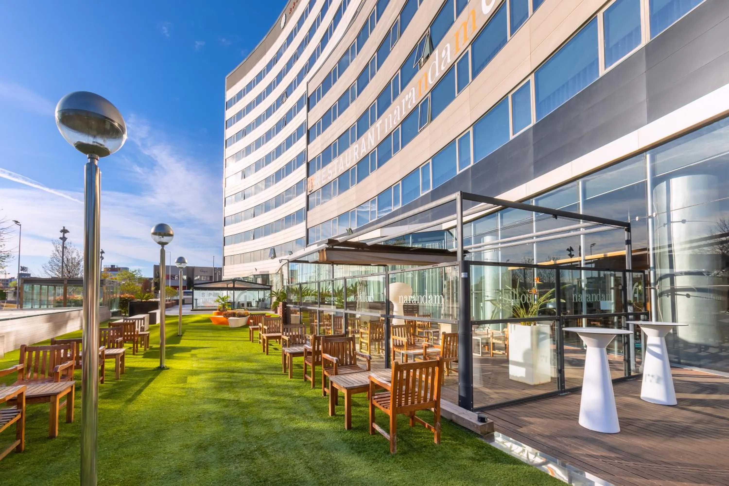 Garden in Alexandre Fira Congress