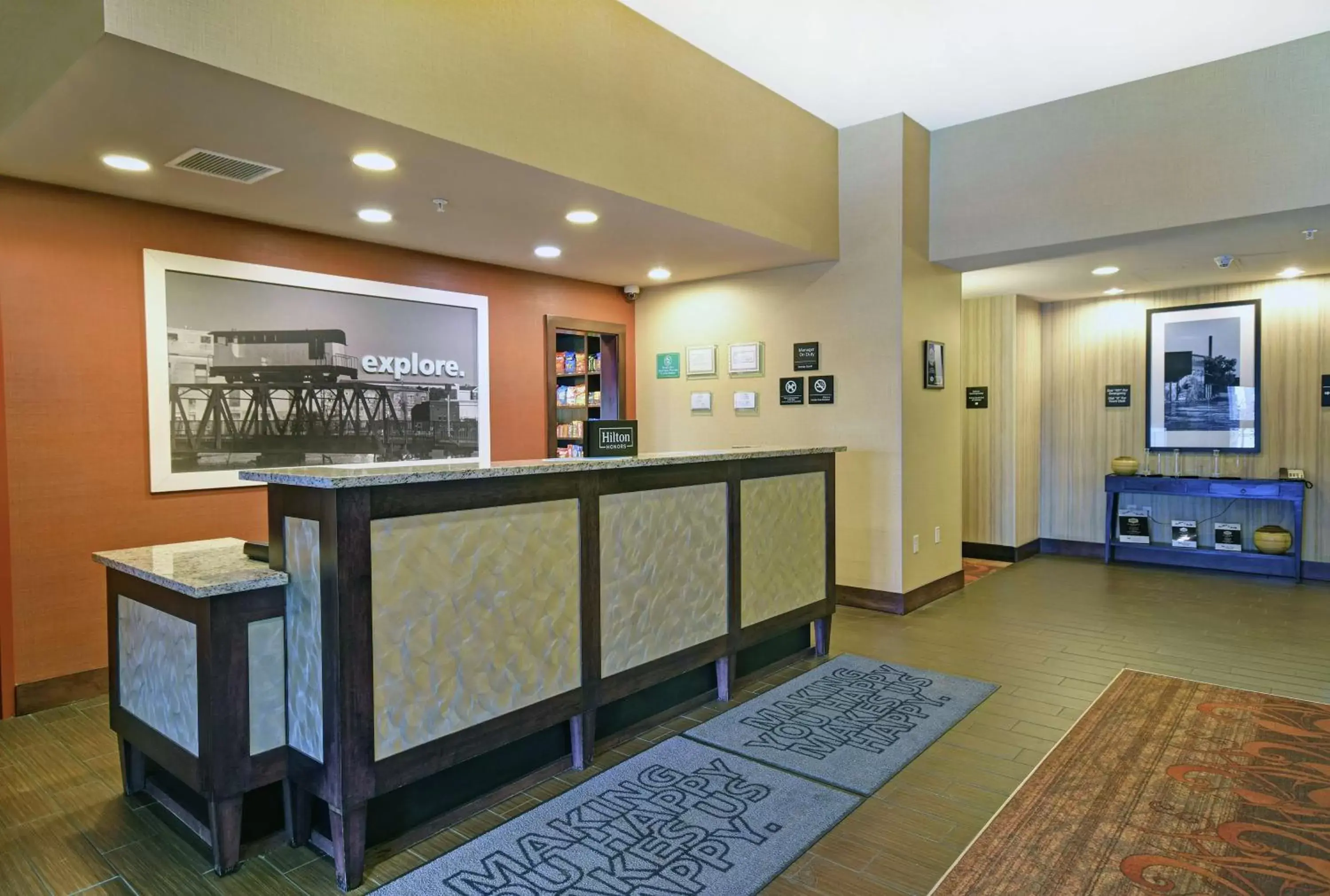 Lobby or reception, Lobby/Reception in Hampton Inn Beloit