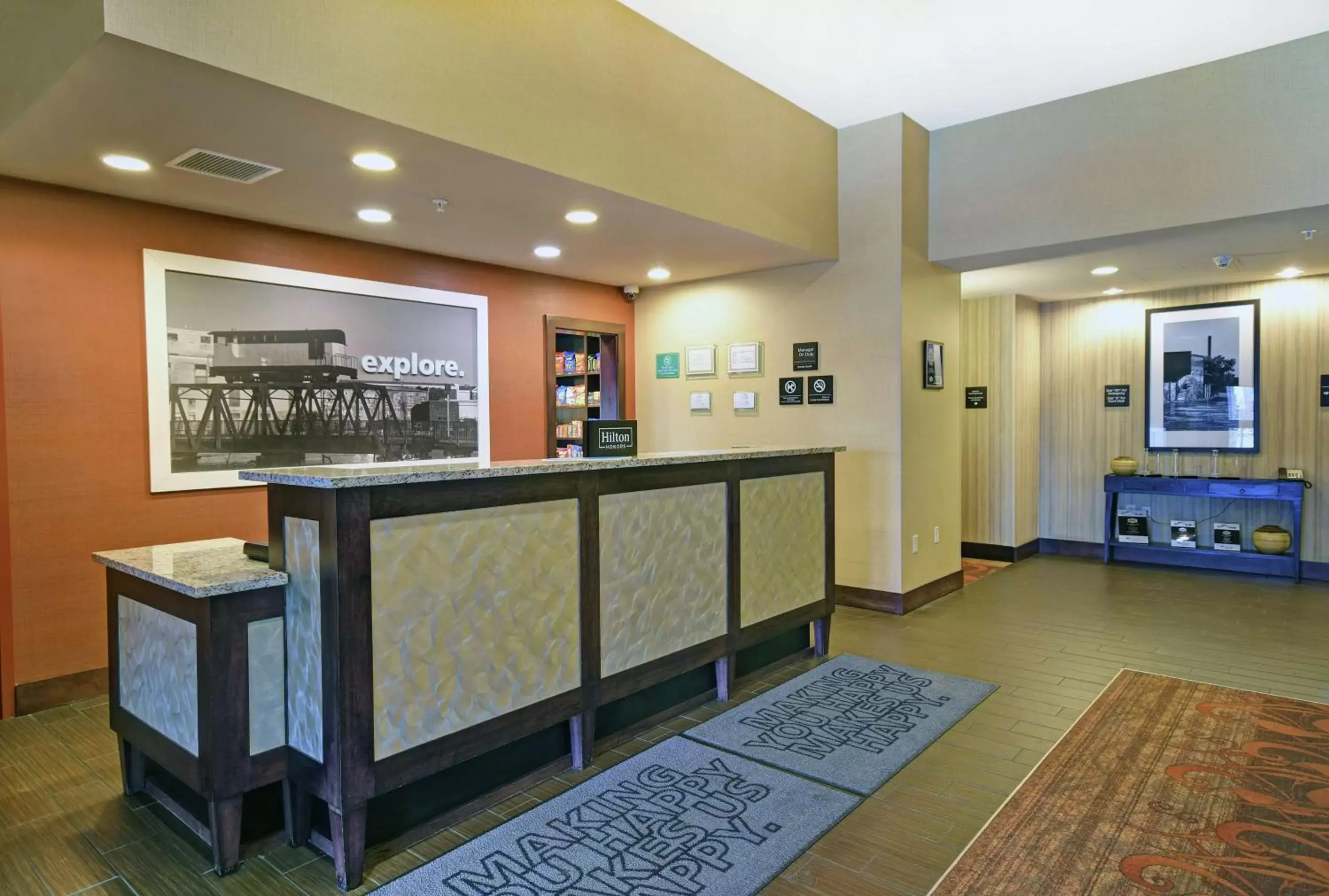 Lobby or reception in Hampton Inn Beloit Lobby or reception in Hampton Inn Beloit