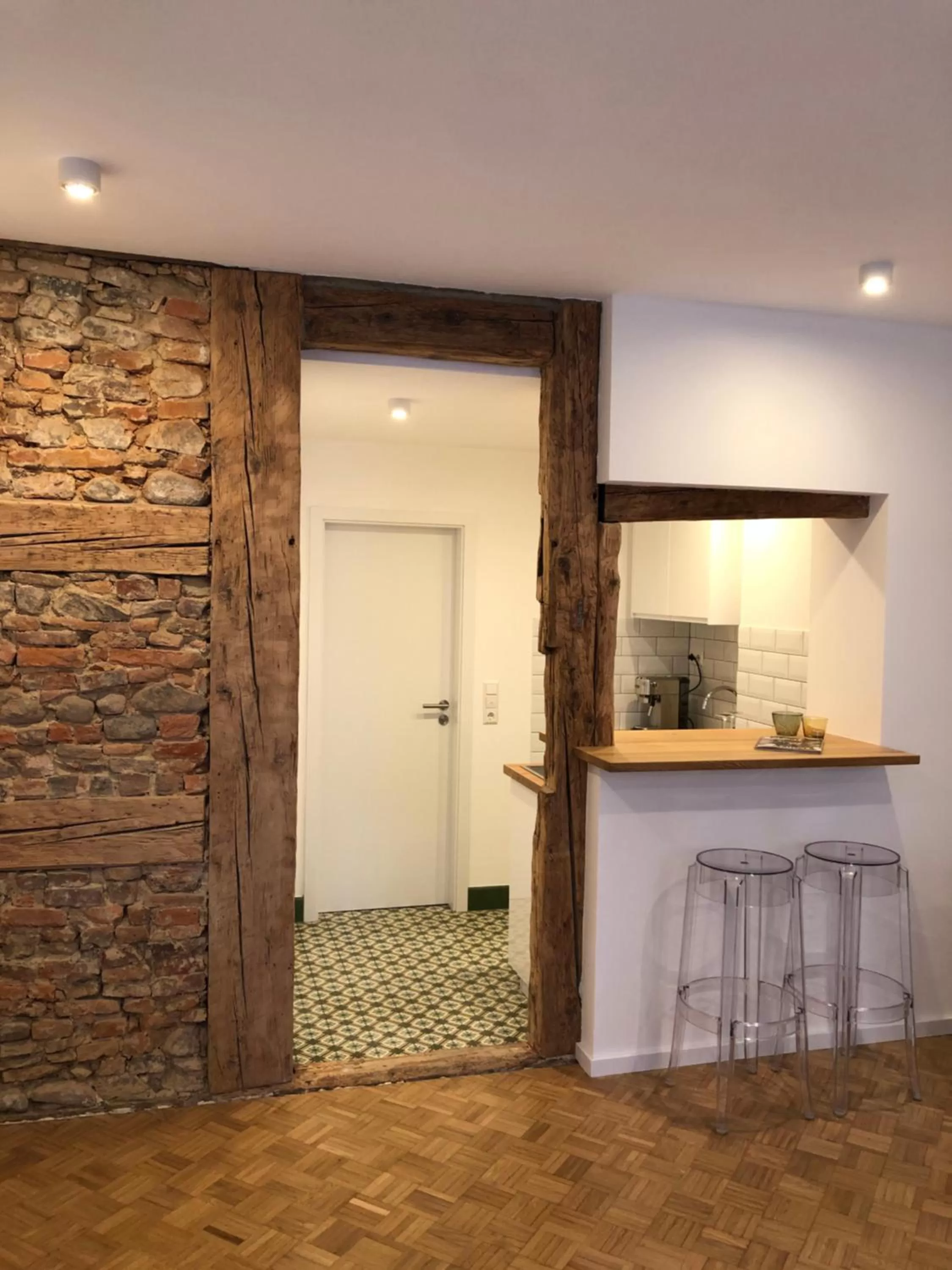 Kitchen or kitchenette in der Gänsbühl auf der Stadtmauer