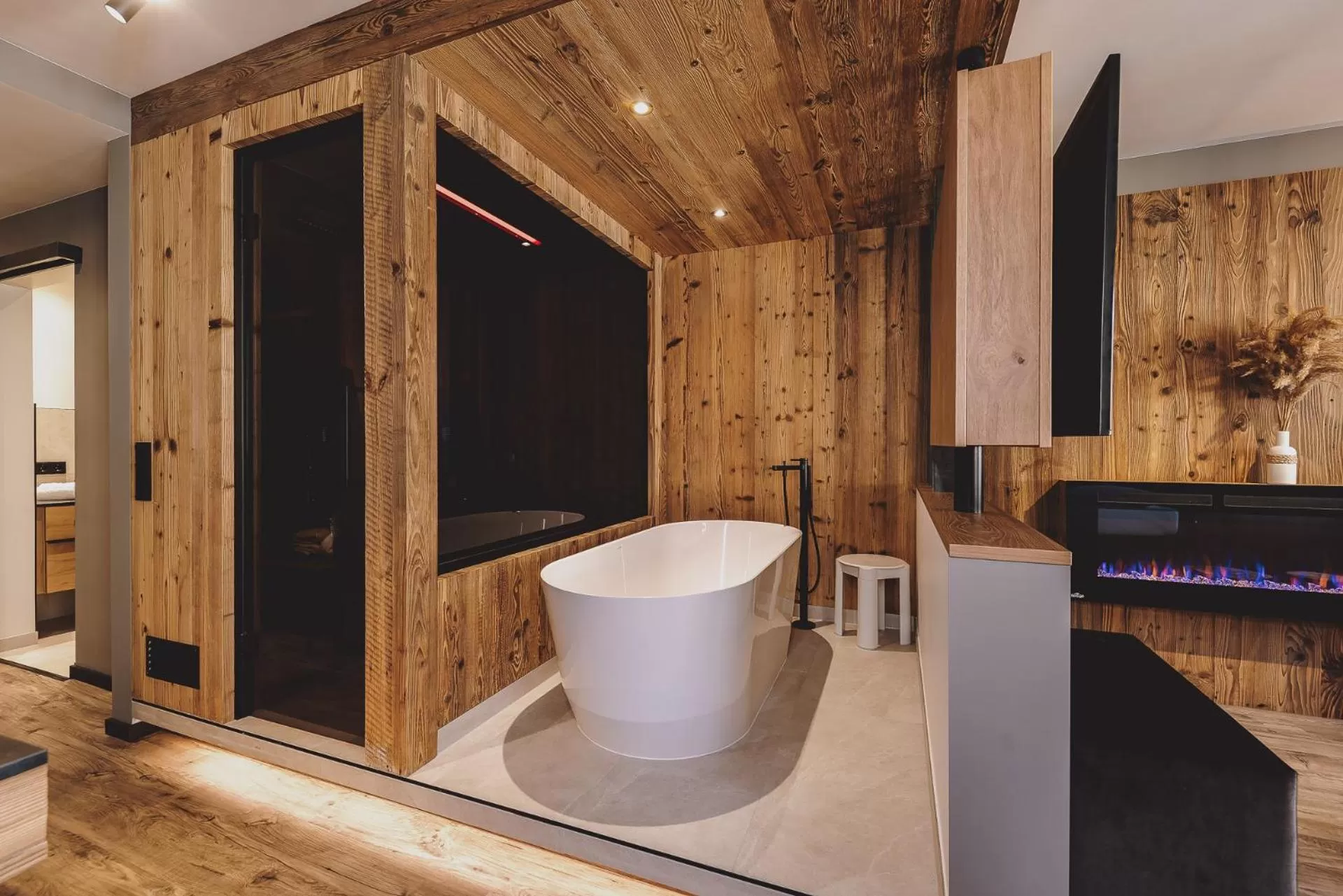 Bathroom in POST POST Hotel - Alpine Boutique Hotel & Spa