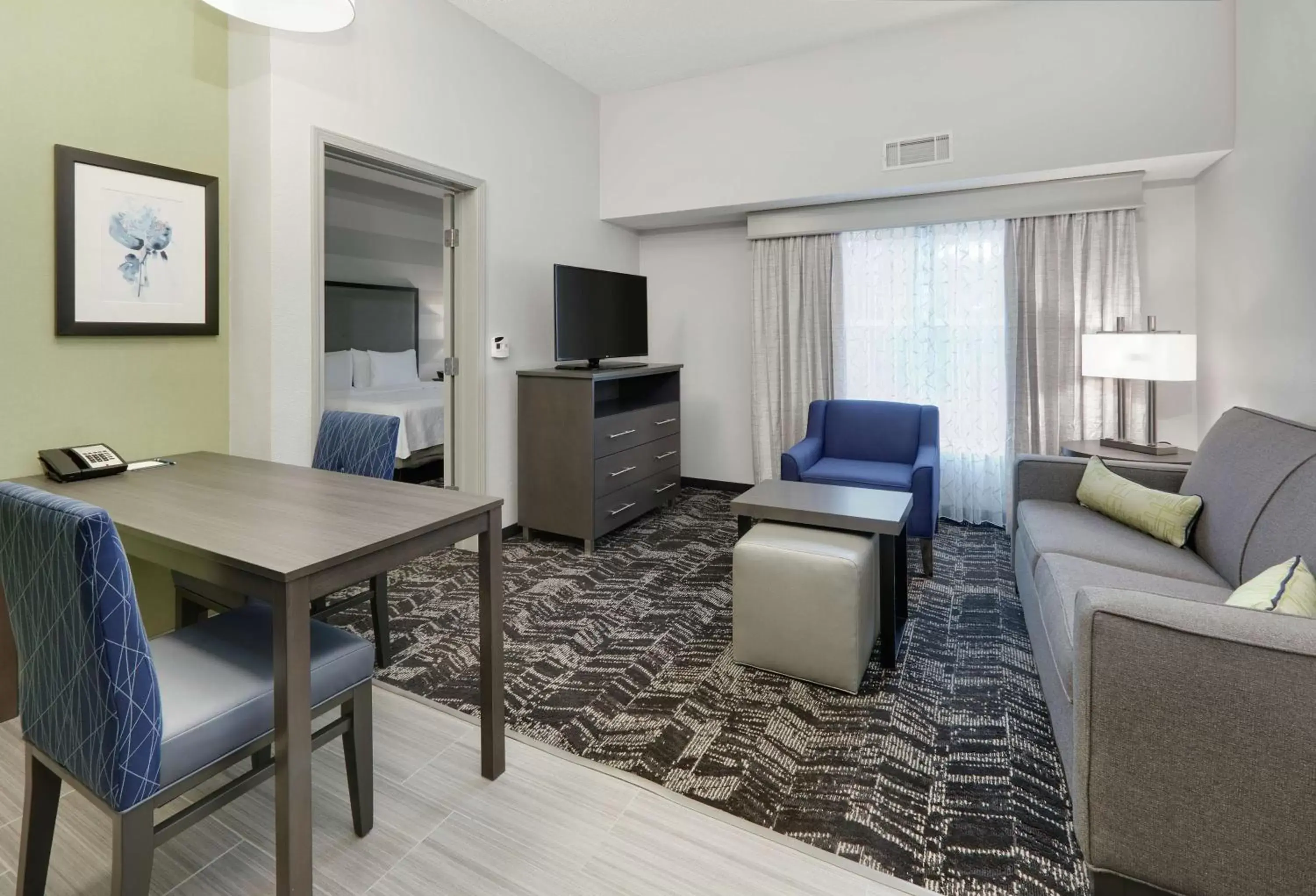 Bedroom, Seating Area in Homewood Suites by Hilton Saint Louis-Chesterfield
