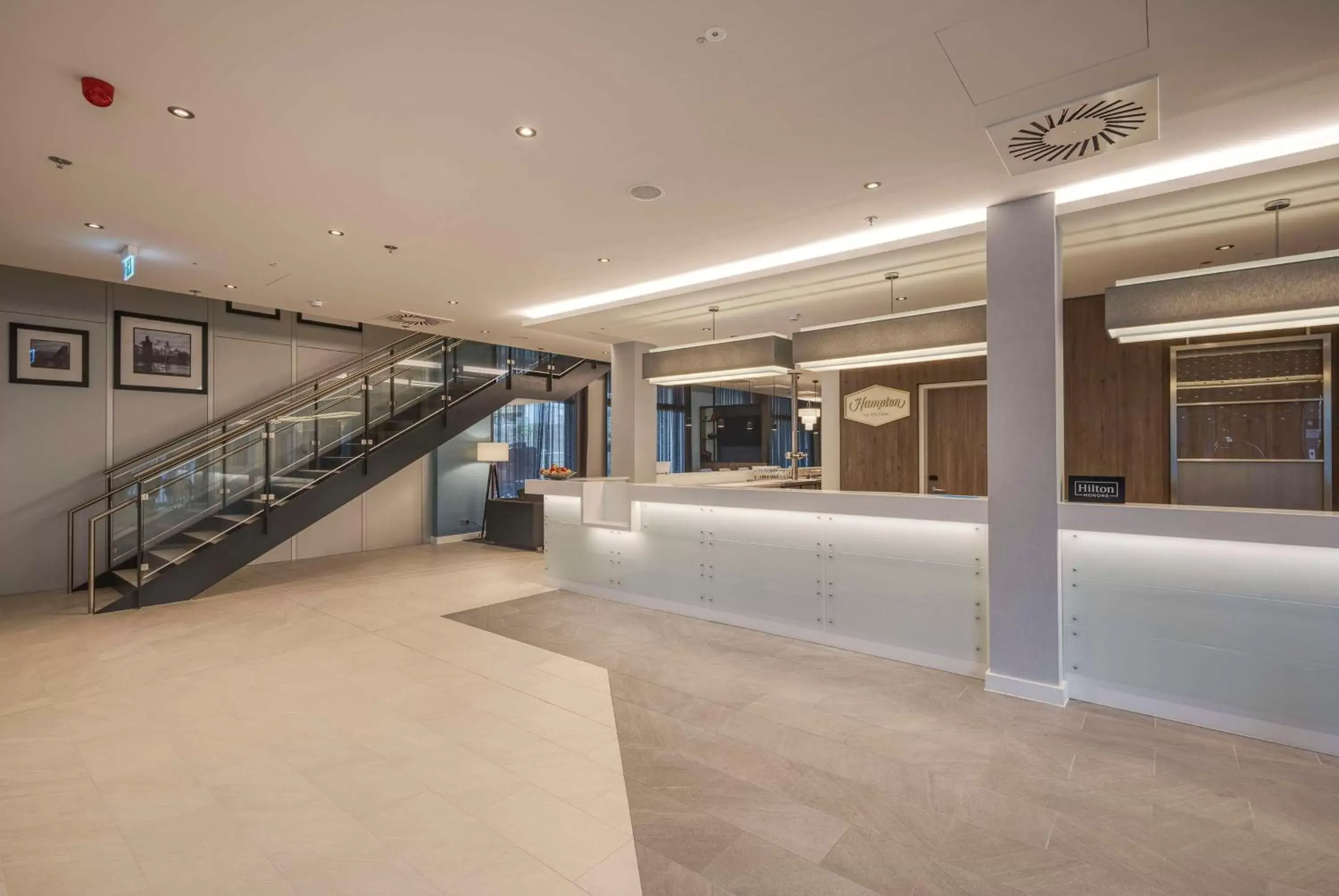 Lobby or reception in Hampton by Hilton Stuttgart City Centre Lobby or reception in Hampton by Hilton Stuttgart City Centre