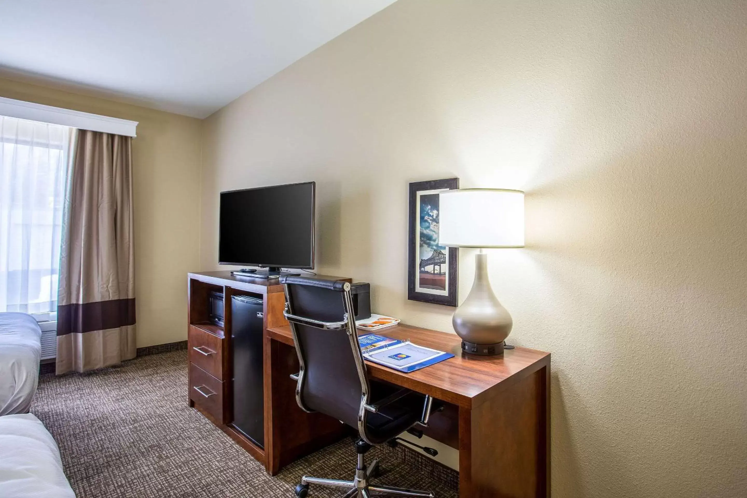 Photo of the whole room, TV/Entertainment Center in Comfort Inn & Suites Baton Rouge Airport