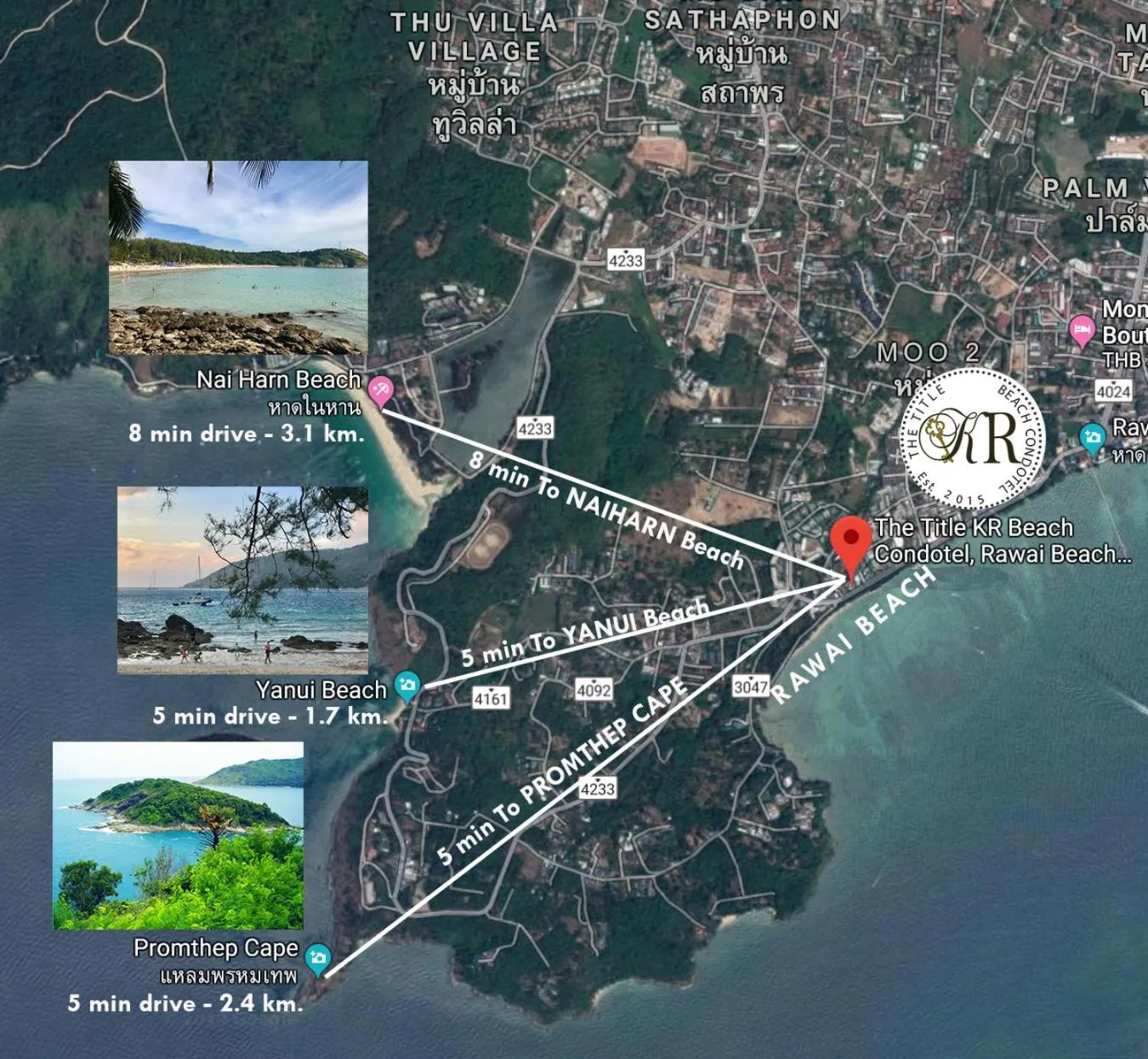 Nearby landmark in The Title KR Beach Condotel Rawai Beach