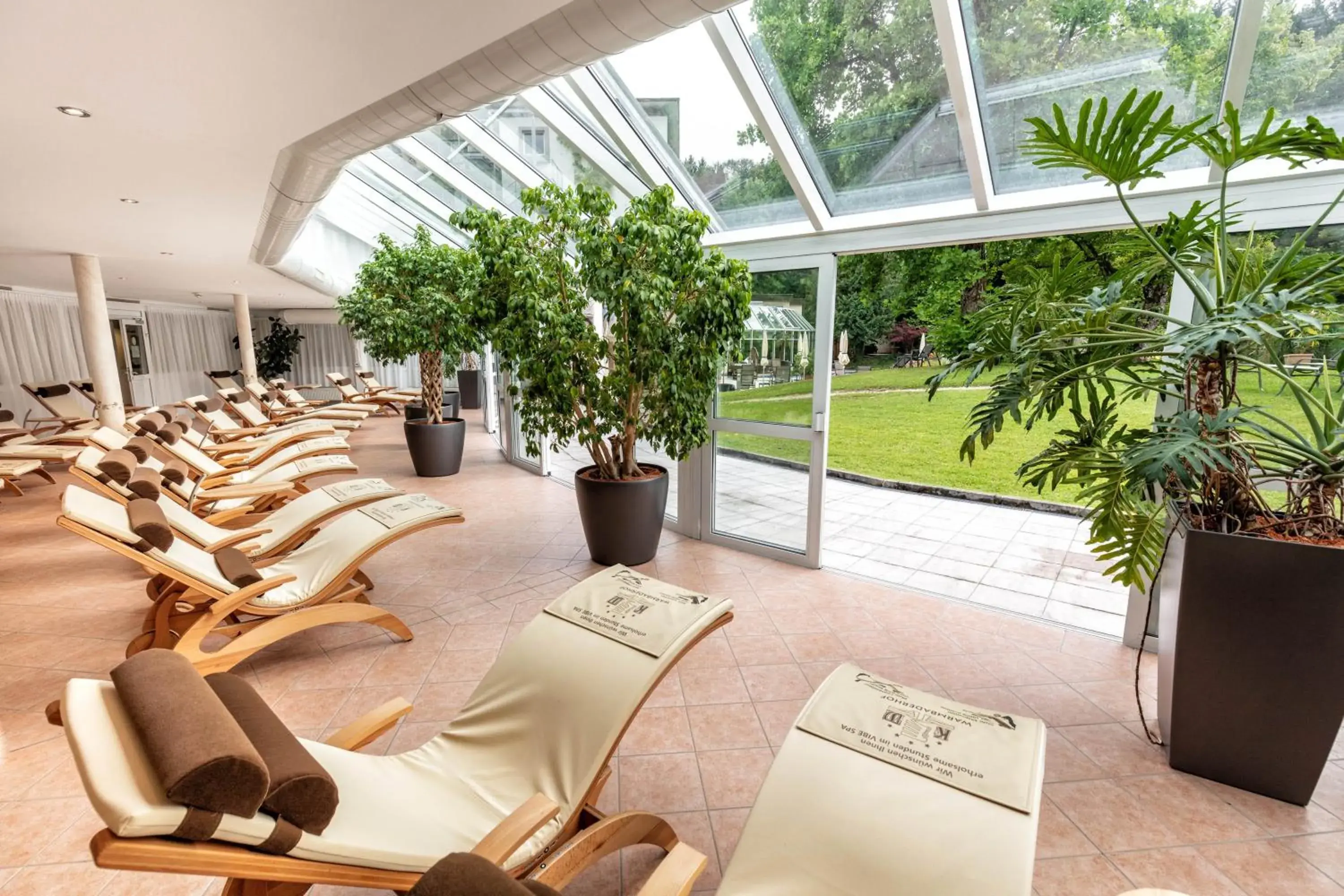 Spa and wellness centre/facilities in Hotel Warmbaderhof