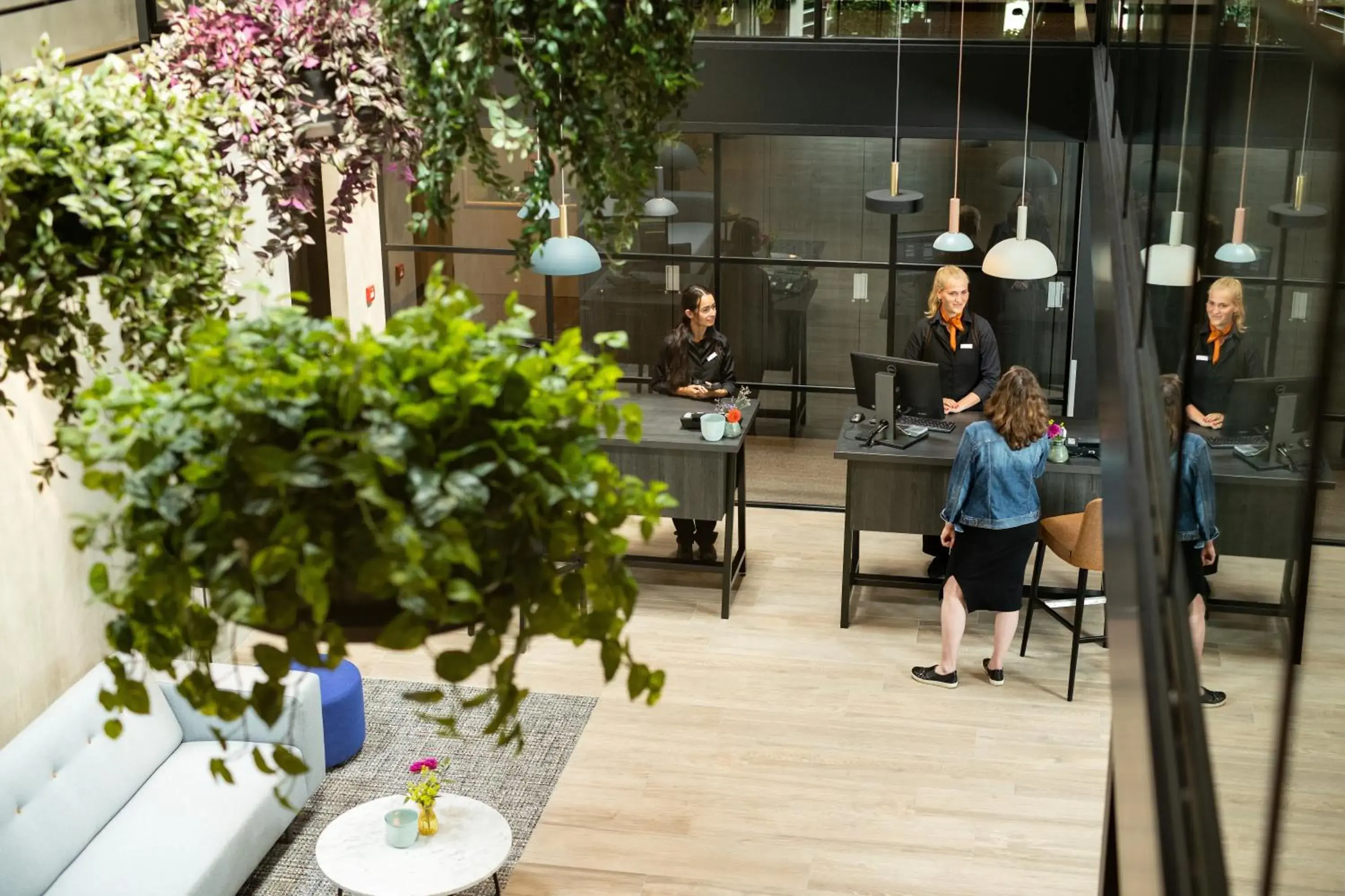 Lobby or reception in Bilderberg Hotel 't Speulderbos Lobby or reception in Bilderberg Hotel 't Speulderbos