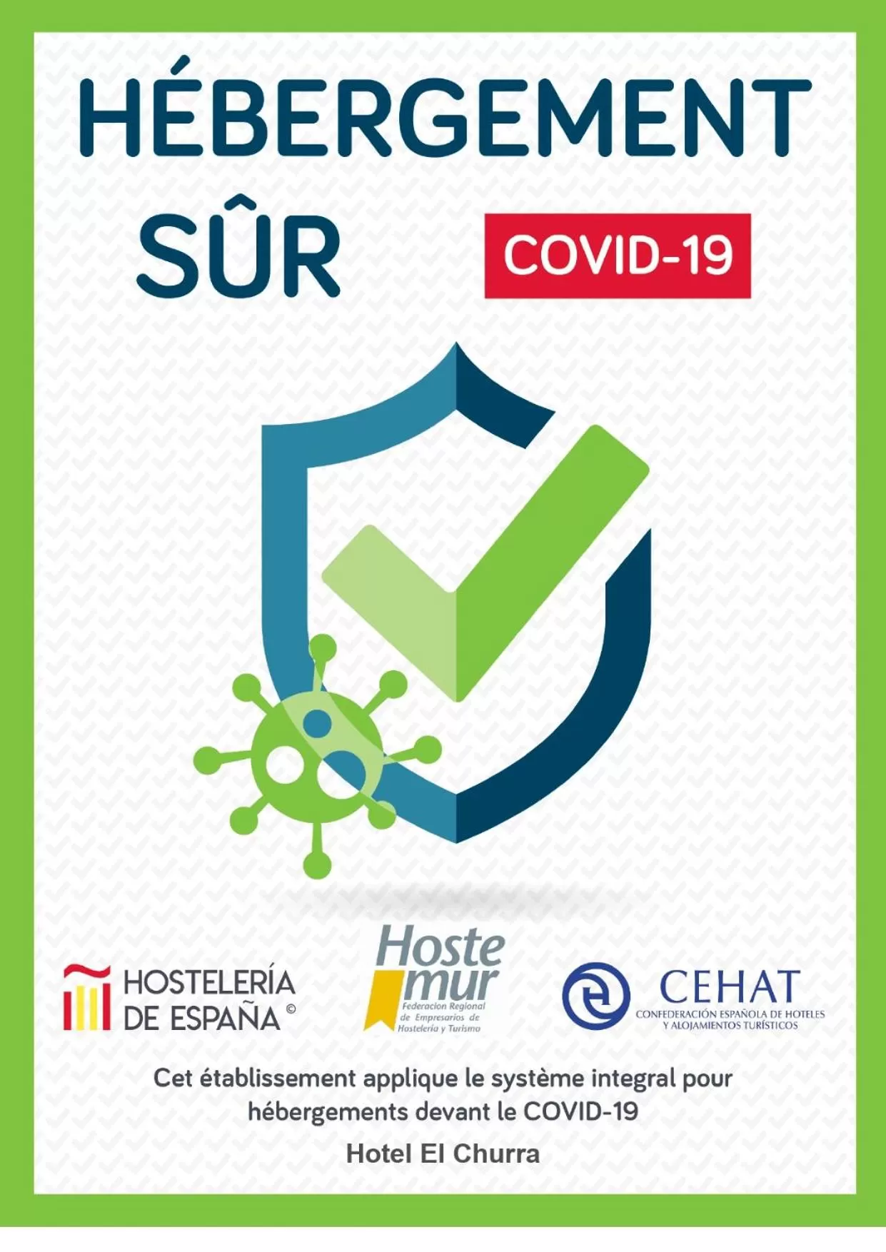 Certificate/Award in Hotel El Churra