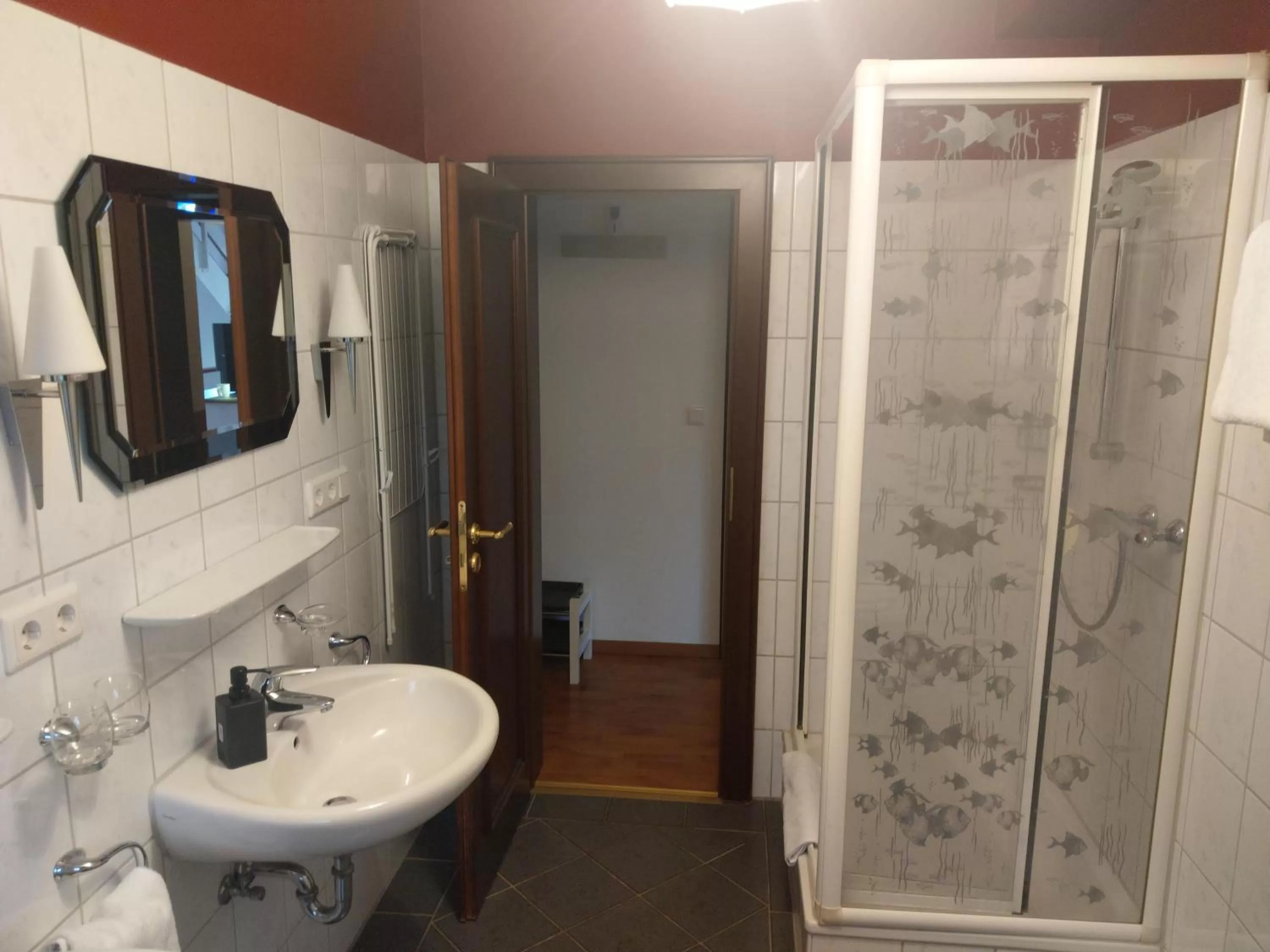 Bathroom in Hotel Hopener Wald ,Self Check In