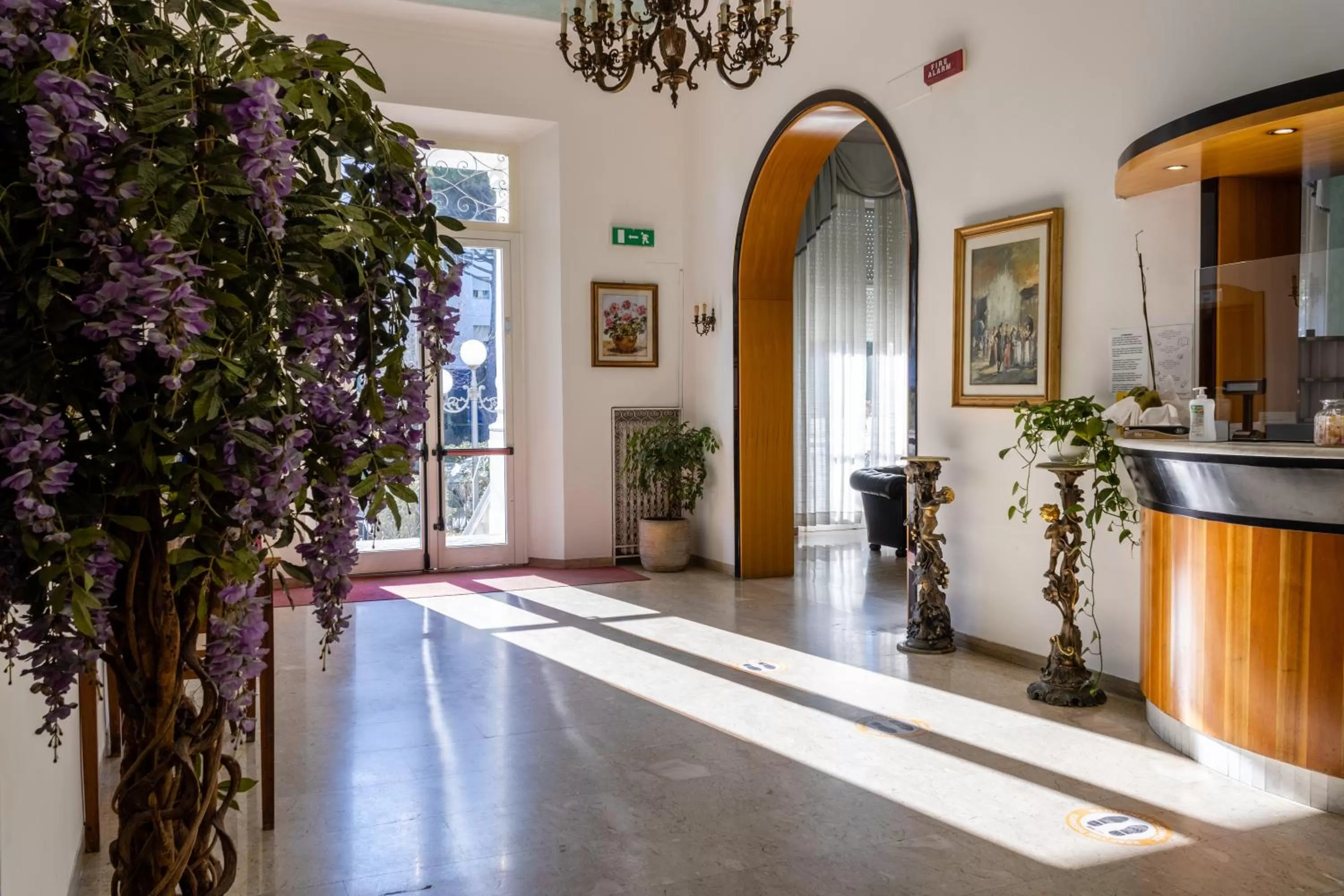 Lobby or reception in Esedra Hotel