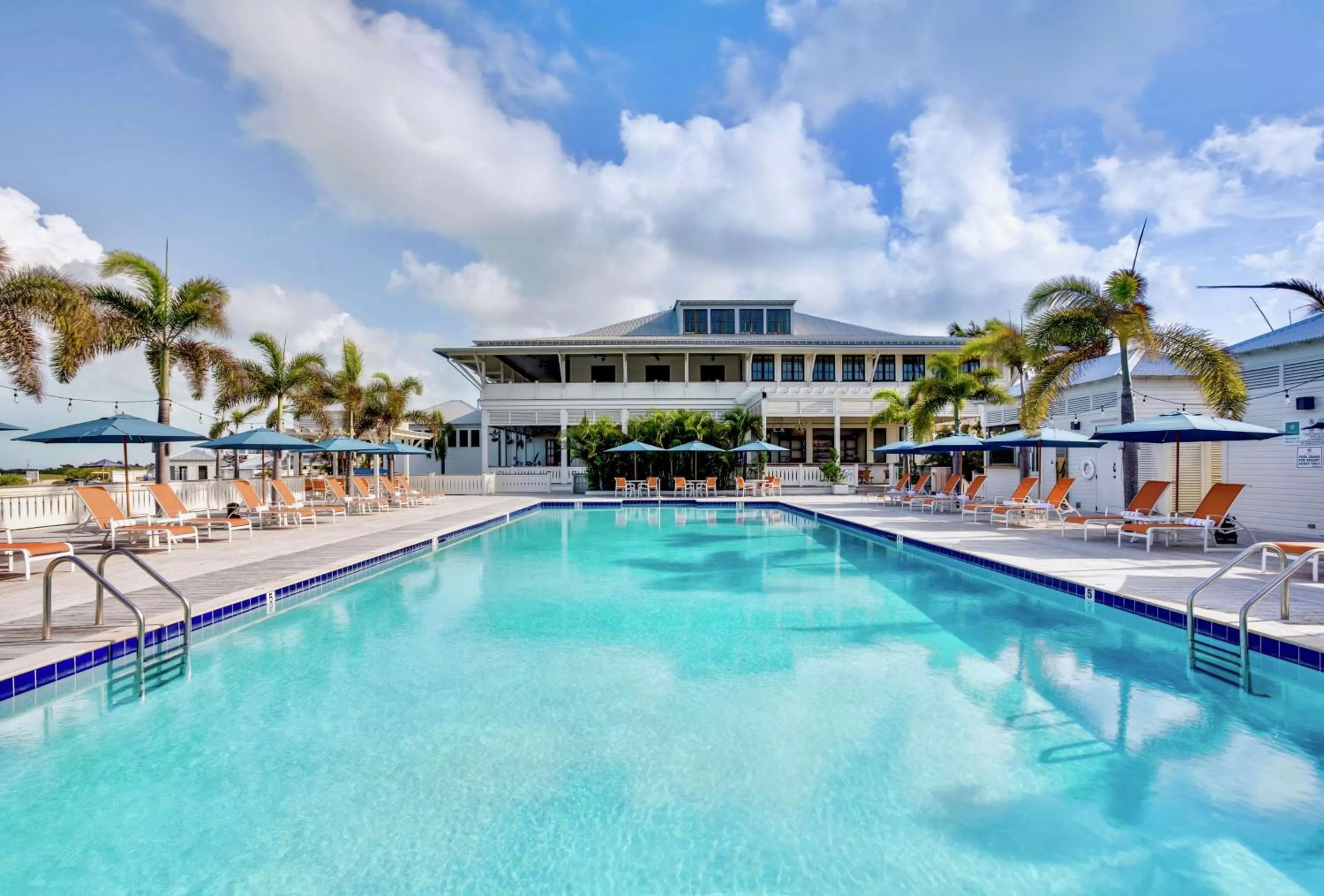 Pool view in Mahogany Bay Resort and Beach Club, Curio Collection