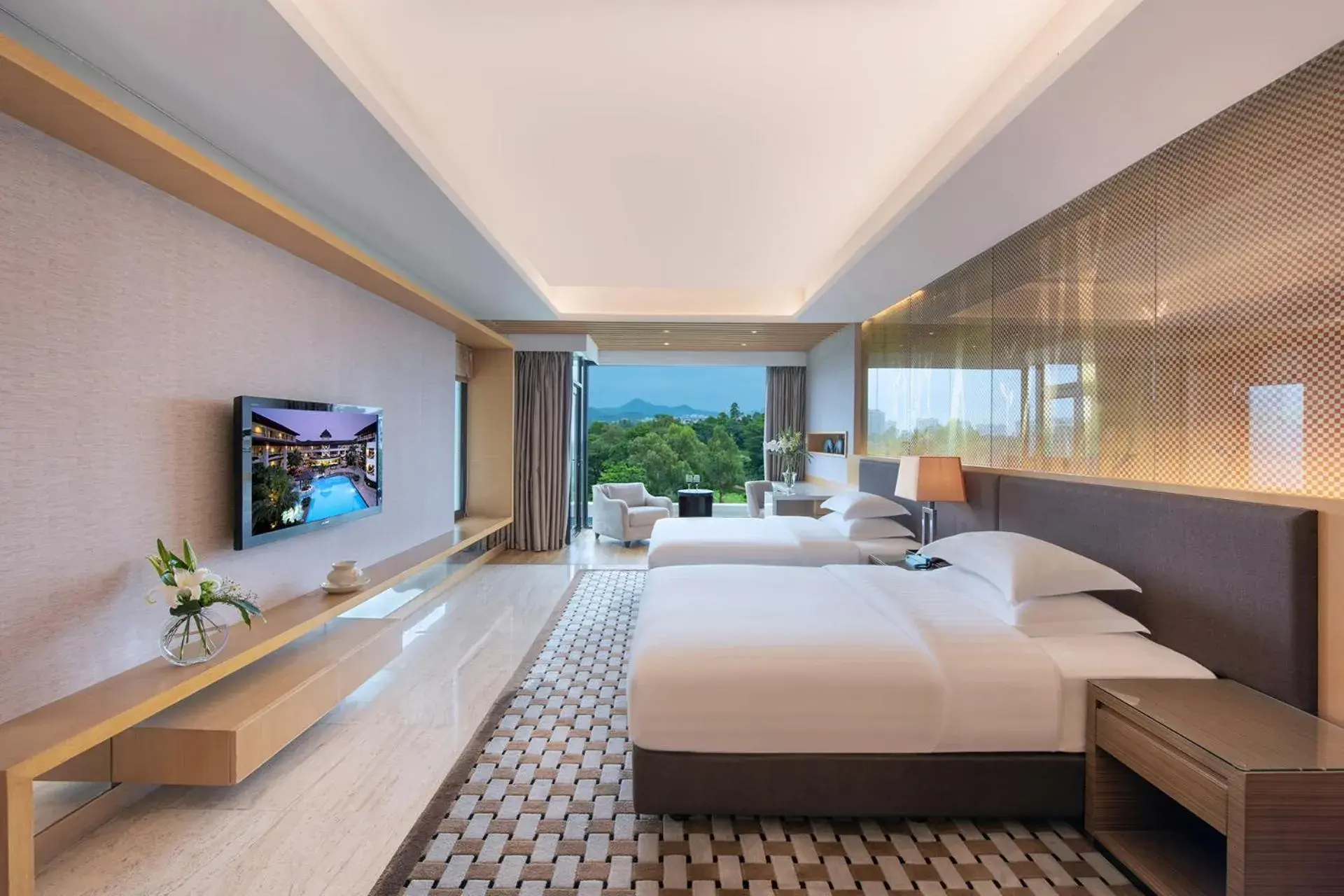 Bedroom in Mission Hills Hotel Resorts Shenzhen