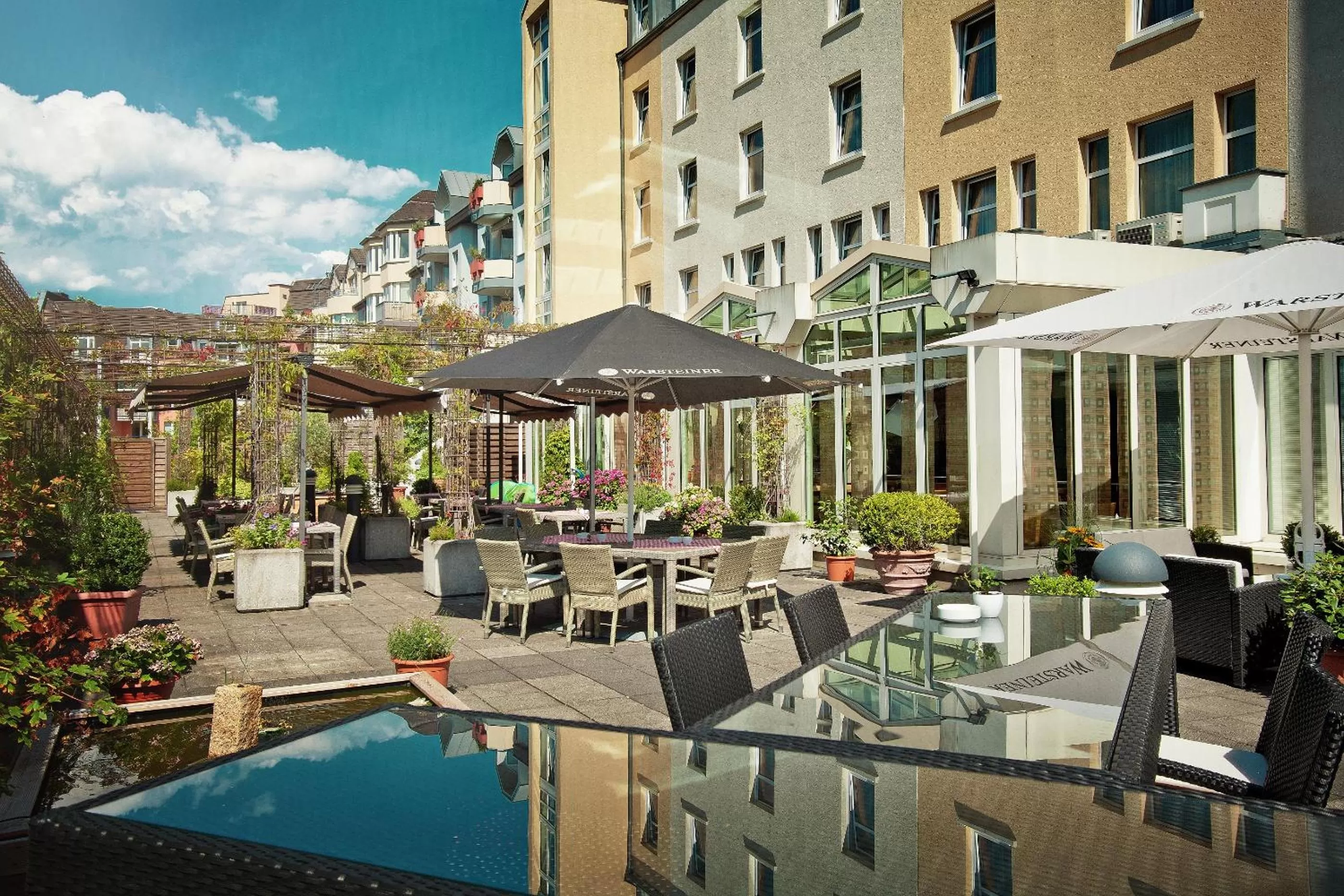 Balcony/Terrace in Best Western Hotel President