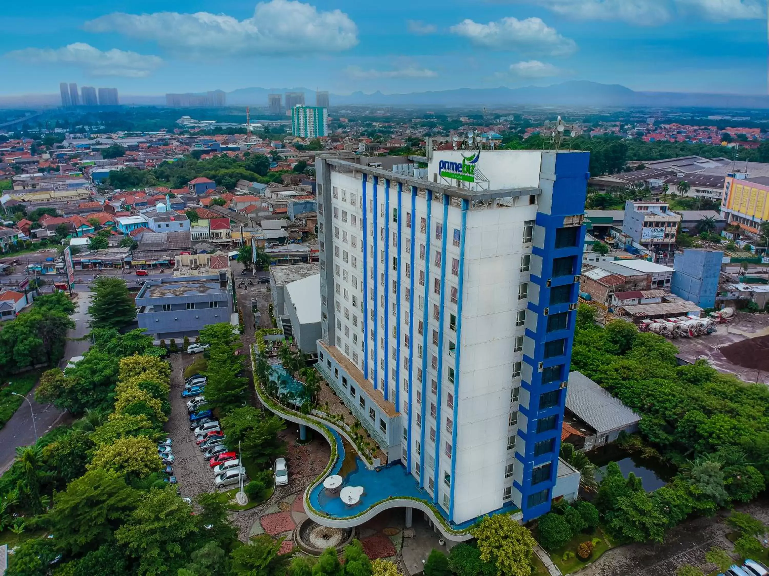 Property building, Bird's-eye View in PrimeBiz Cikarang