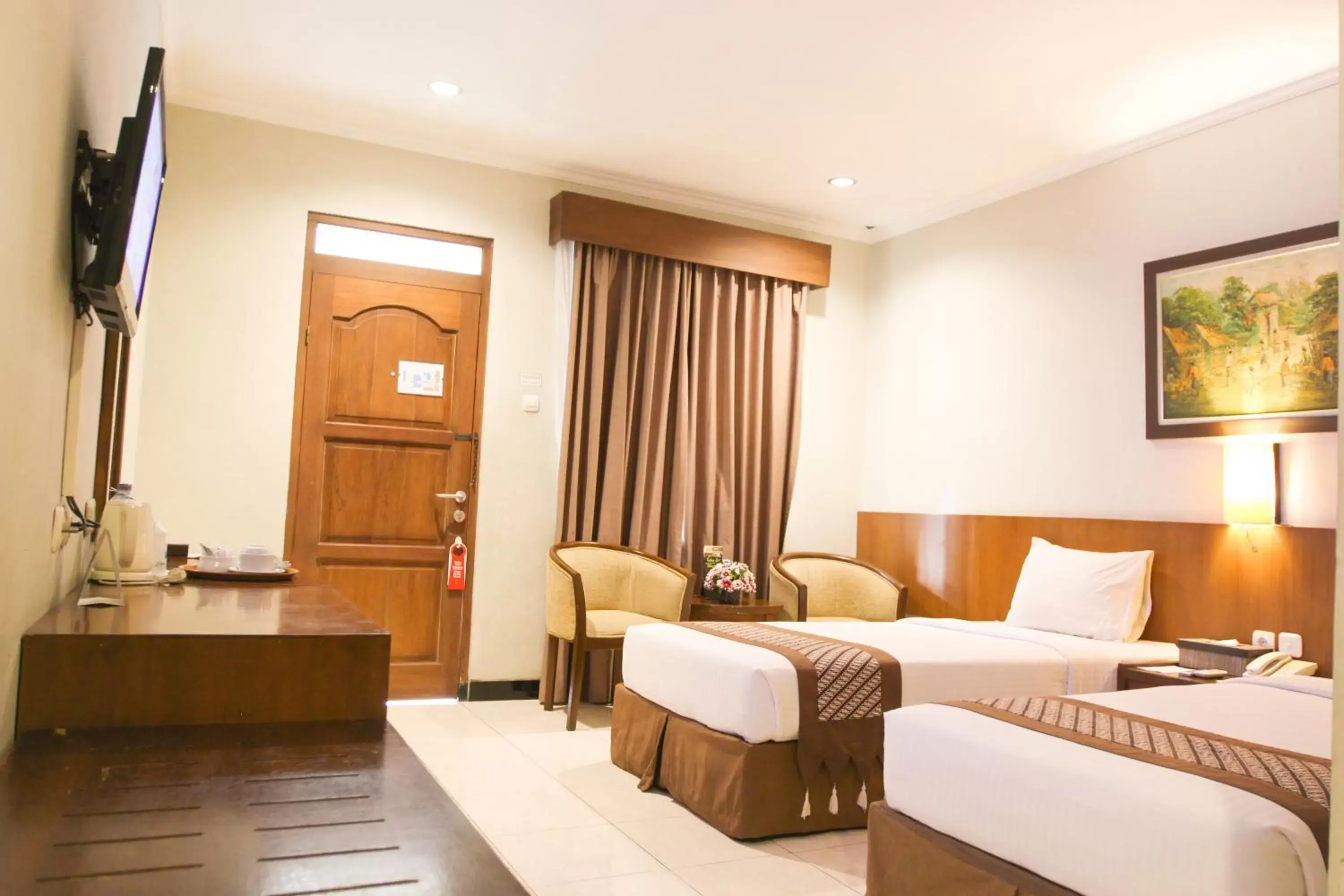 Bed in Cakra Kembang Hotel