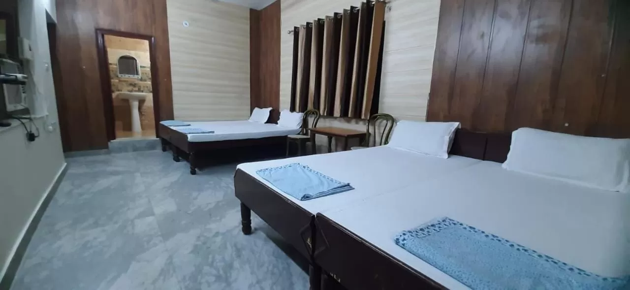Bed in Gokul guest house