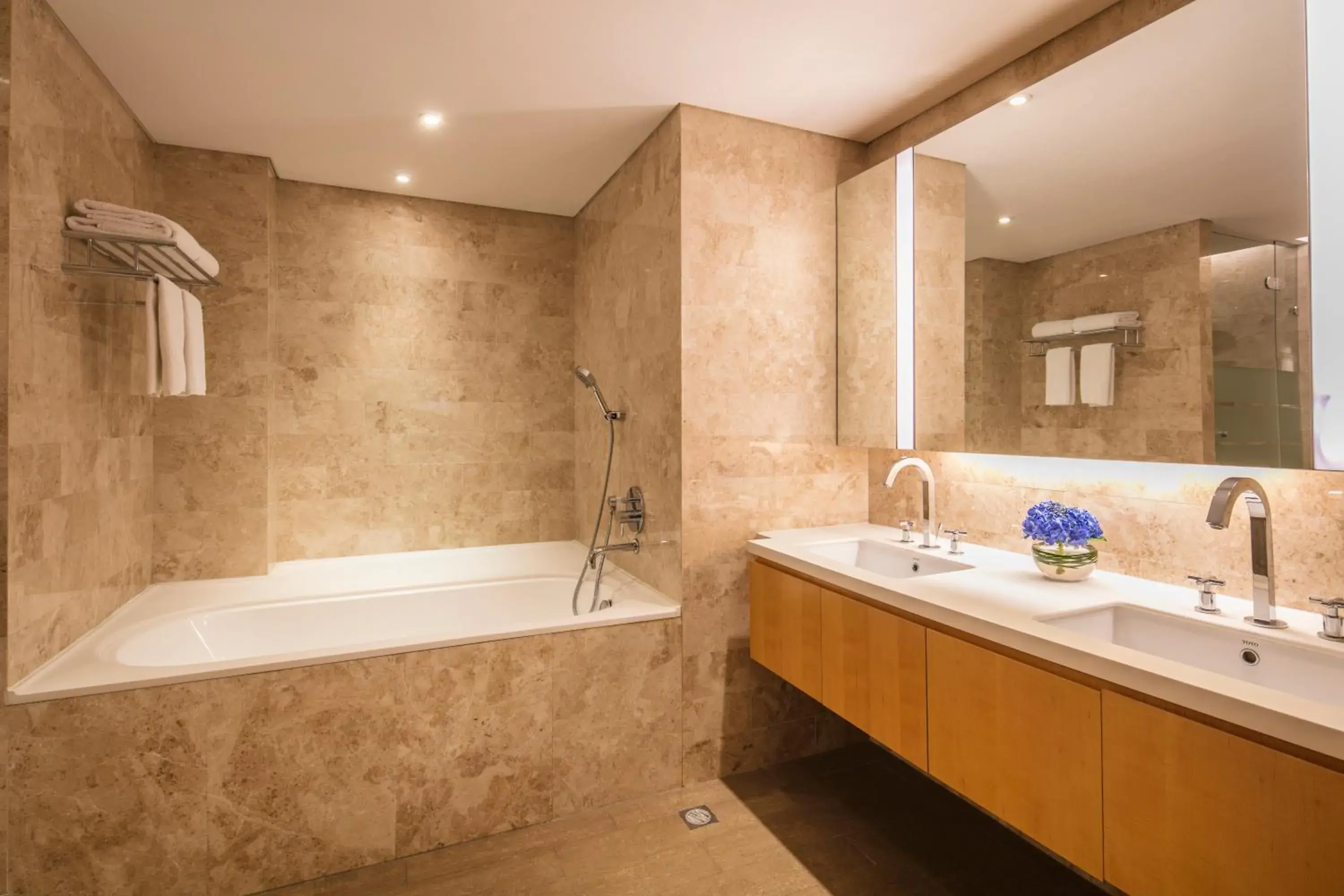 Bathroom in Ascott Raffles City Beijing