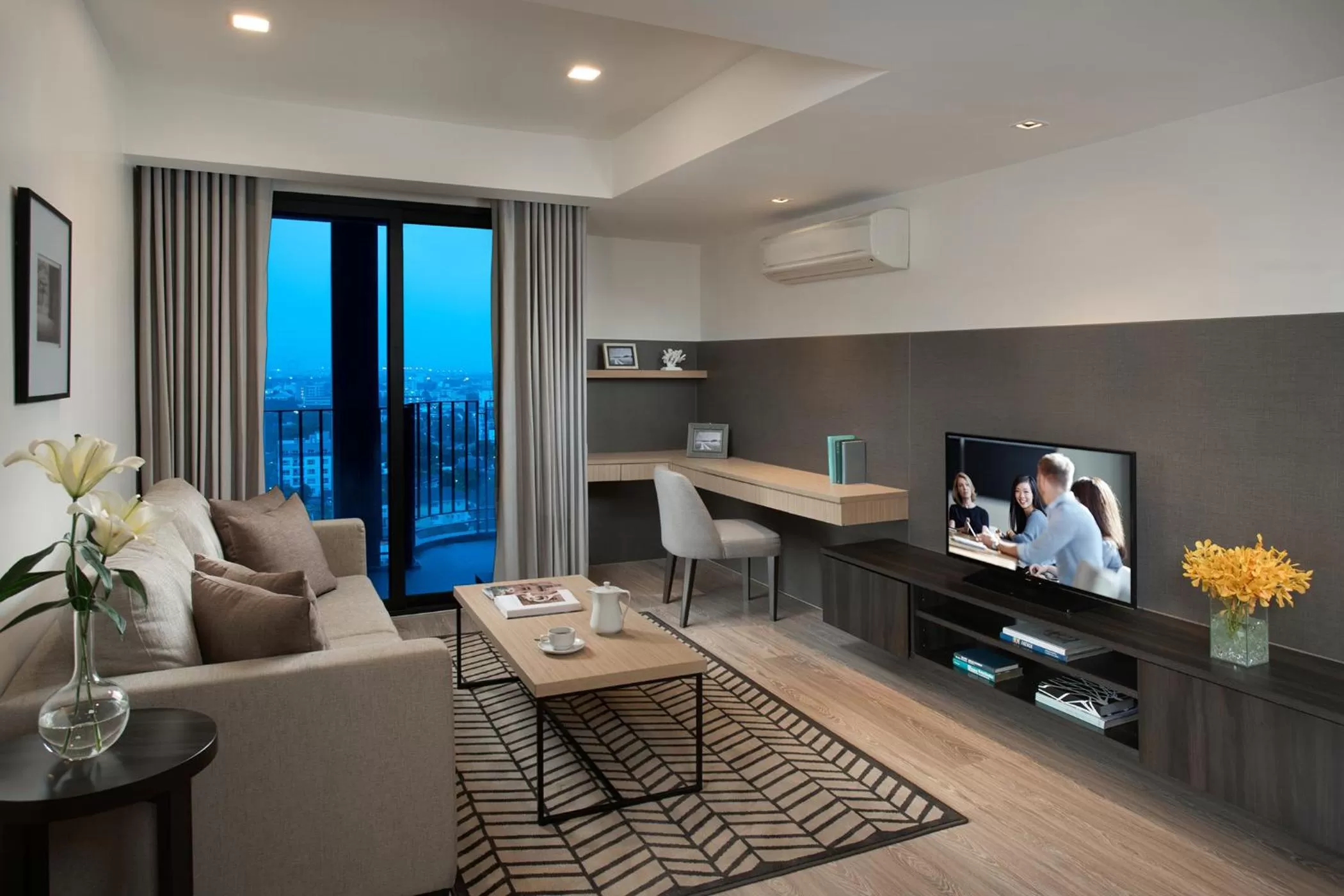 Living room in Somerset Ekamai Bangkok