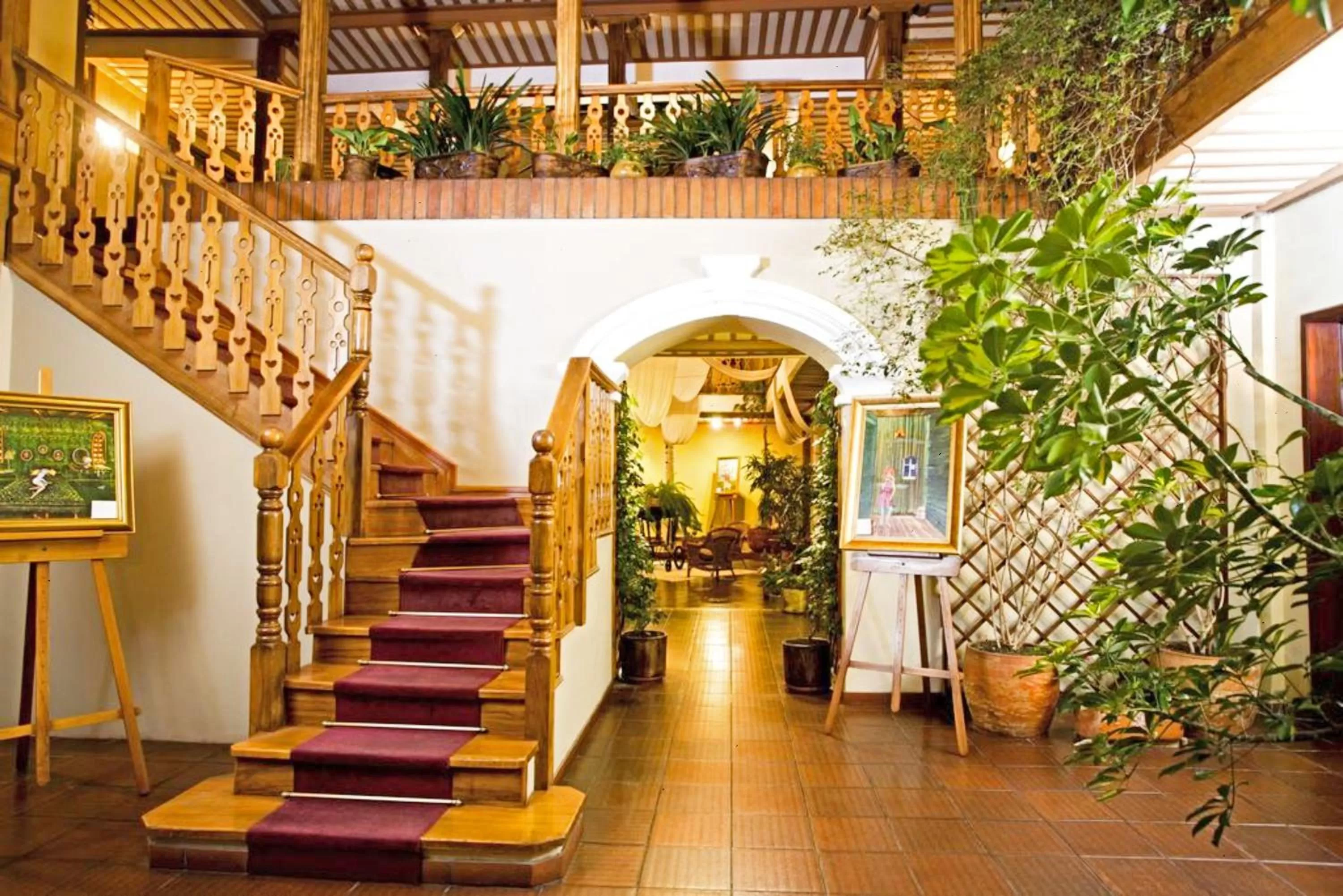 Patio in Hotel Carvallo