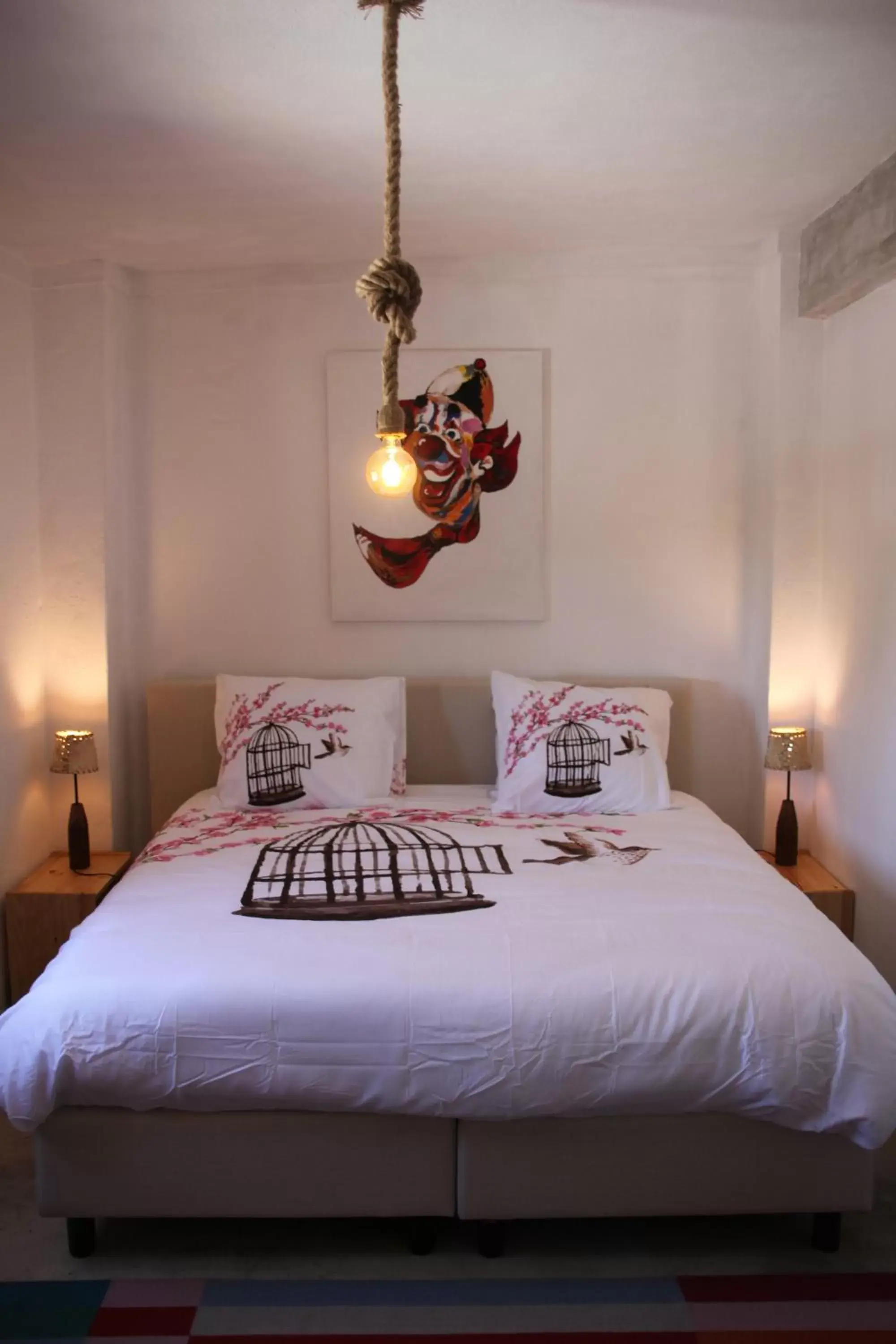 Decorative detail, Bed in Casa do Loureiro Branco
