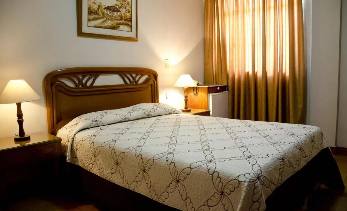 Bed in Hotel Chucarima