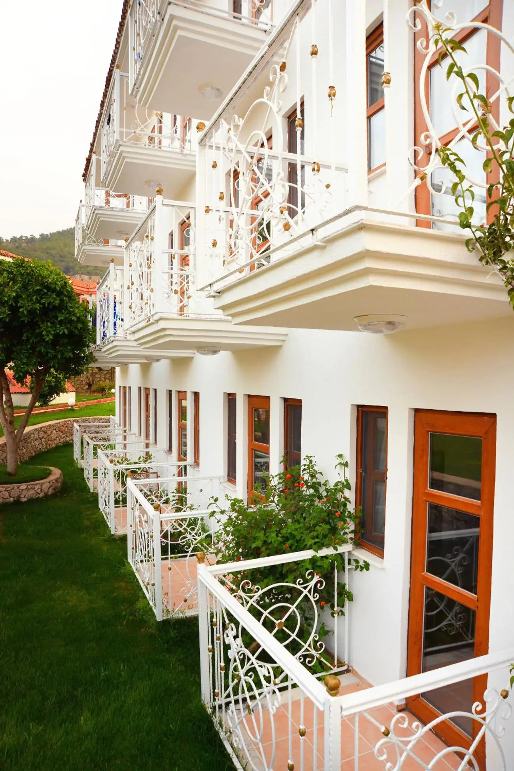 Balcony/Terrace, Property Building in White Otel