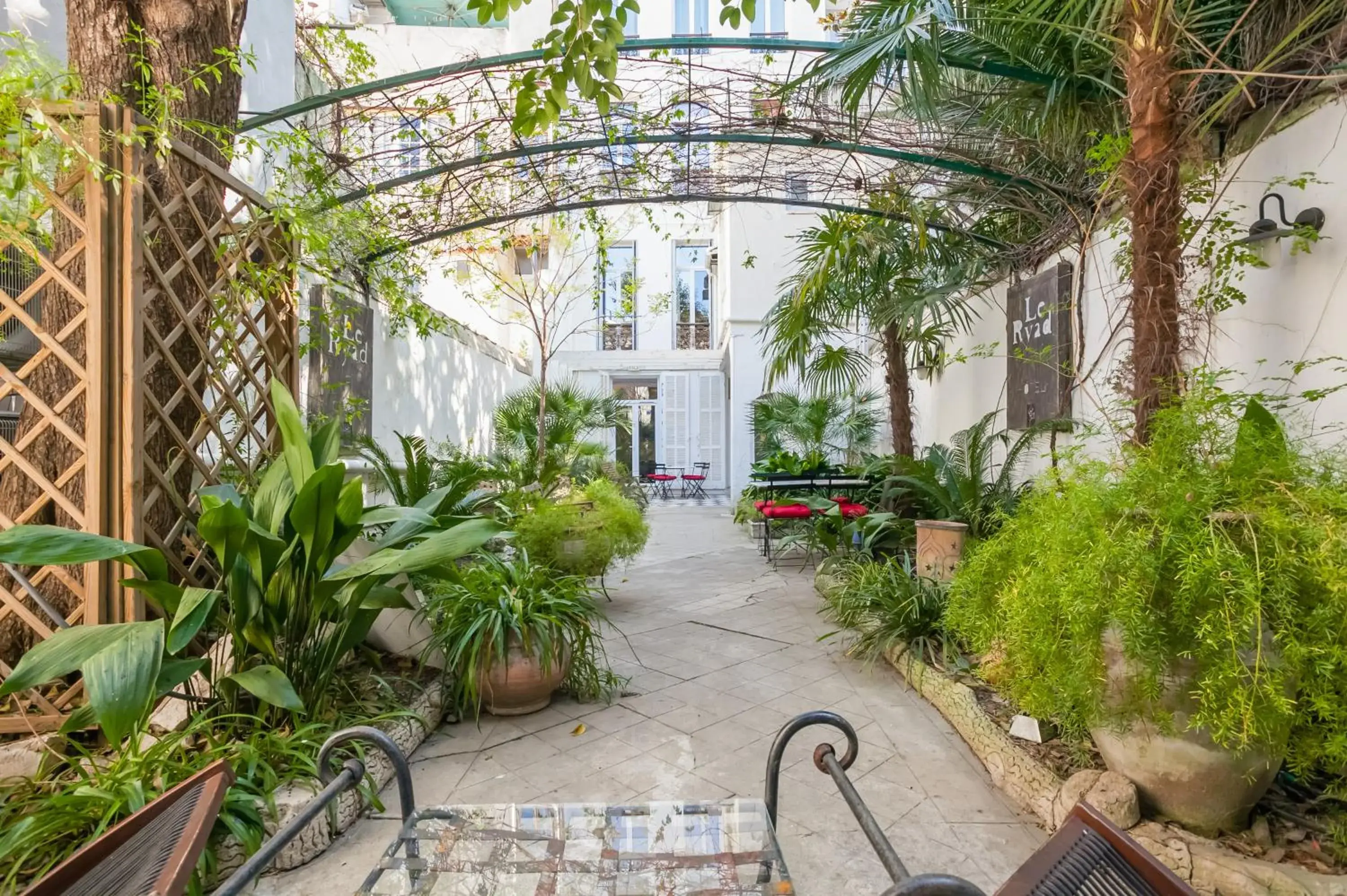 Patio in Le Ryad Boutique Hotel