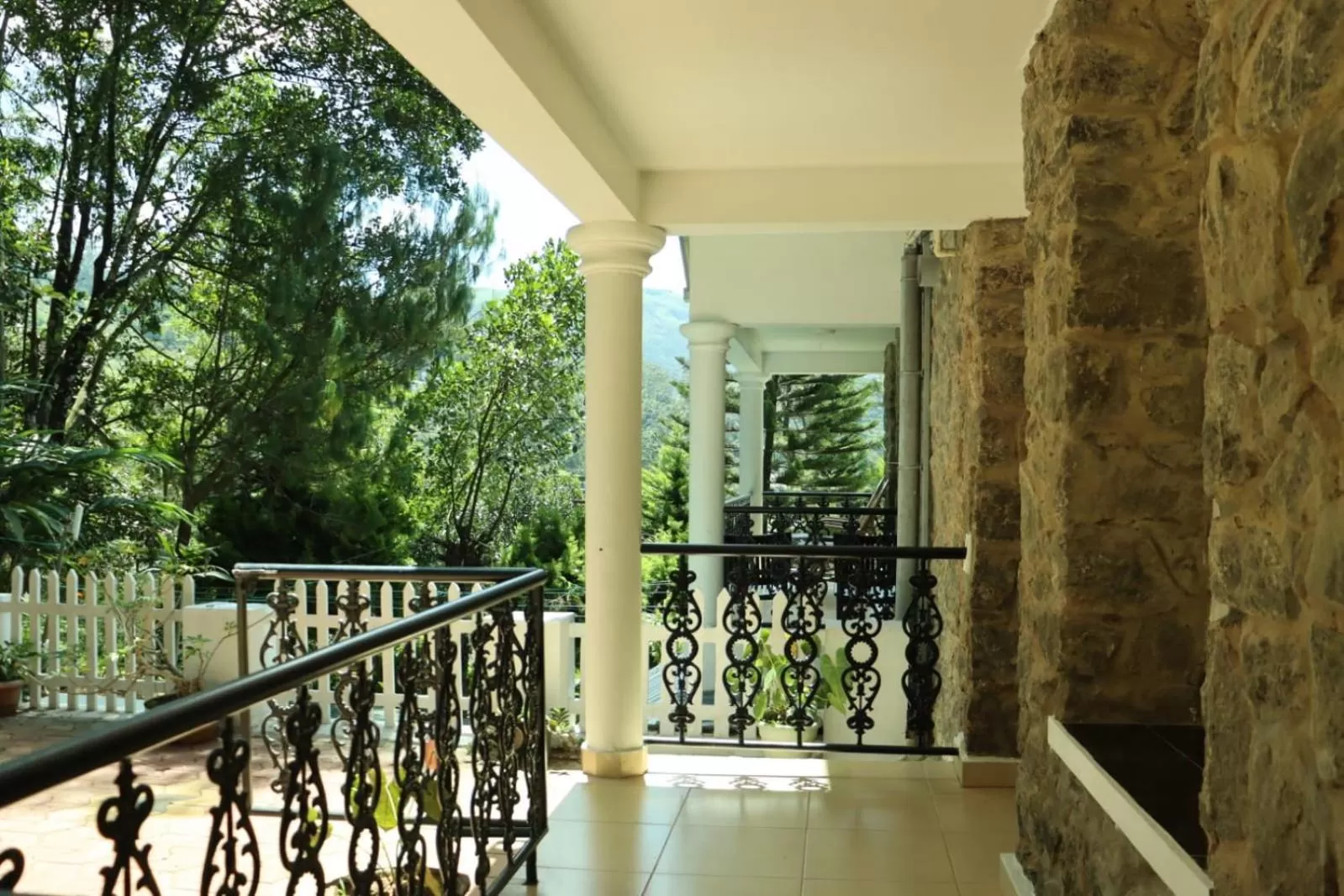 Garden view in Chithirapuram Palace