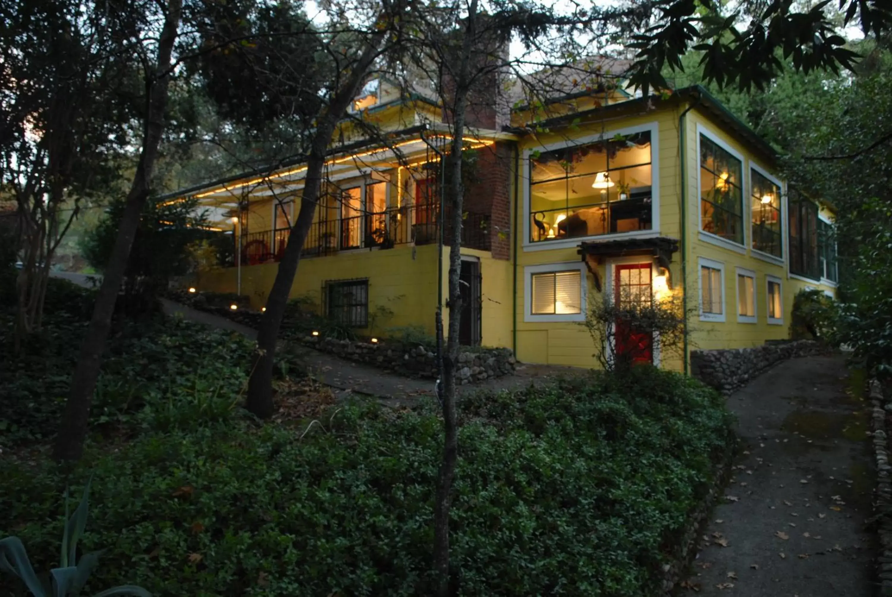 Facade/entrance, Property Building in Mine and Farm, The Inn at Guerneville, CA