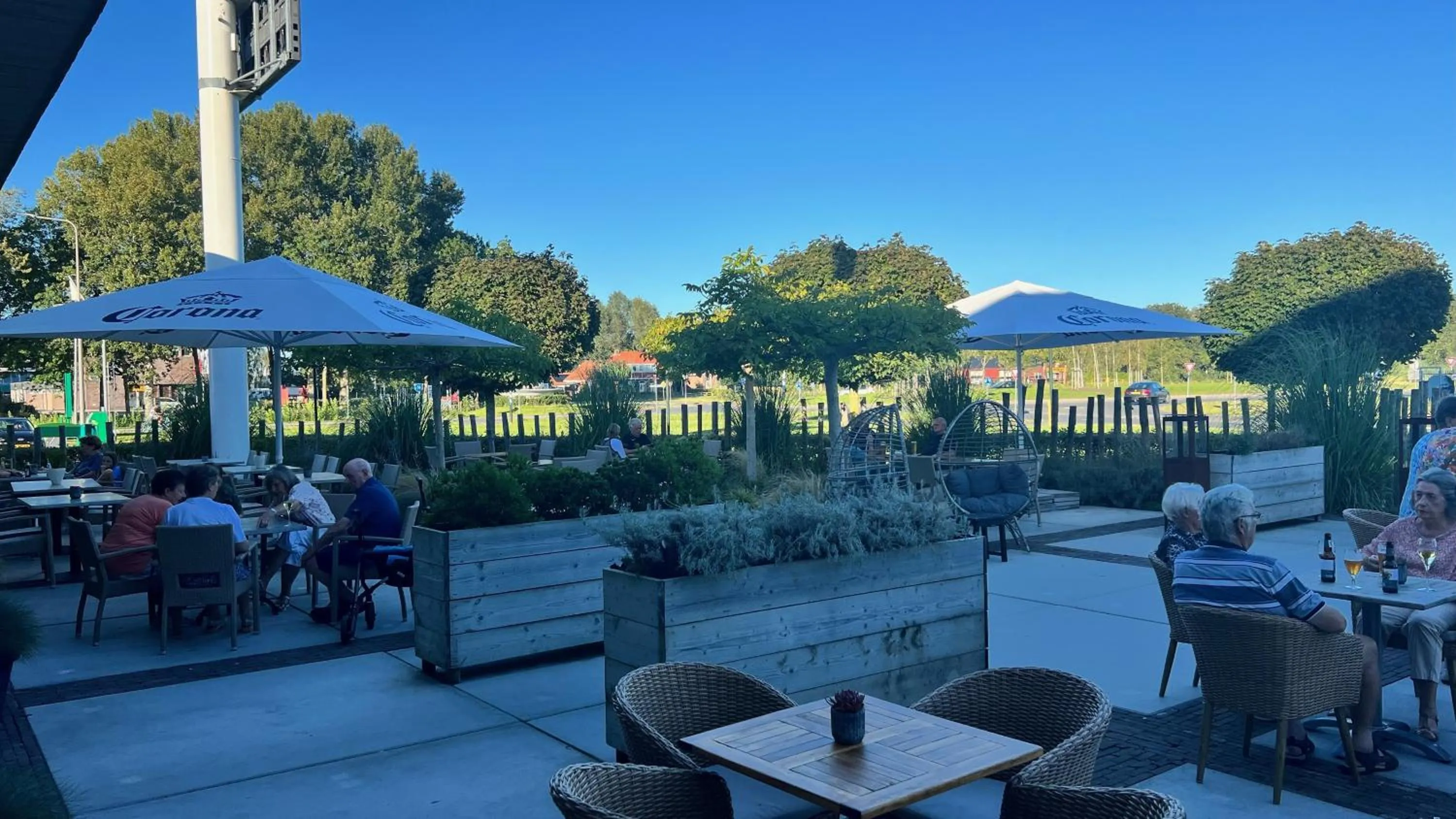 Balcony/Terrace, Restaurant/Places to Eat in Hajé Hotel Joure