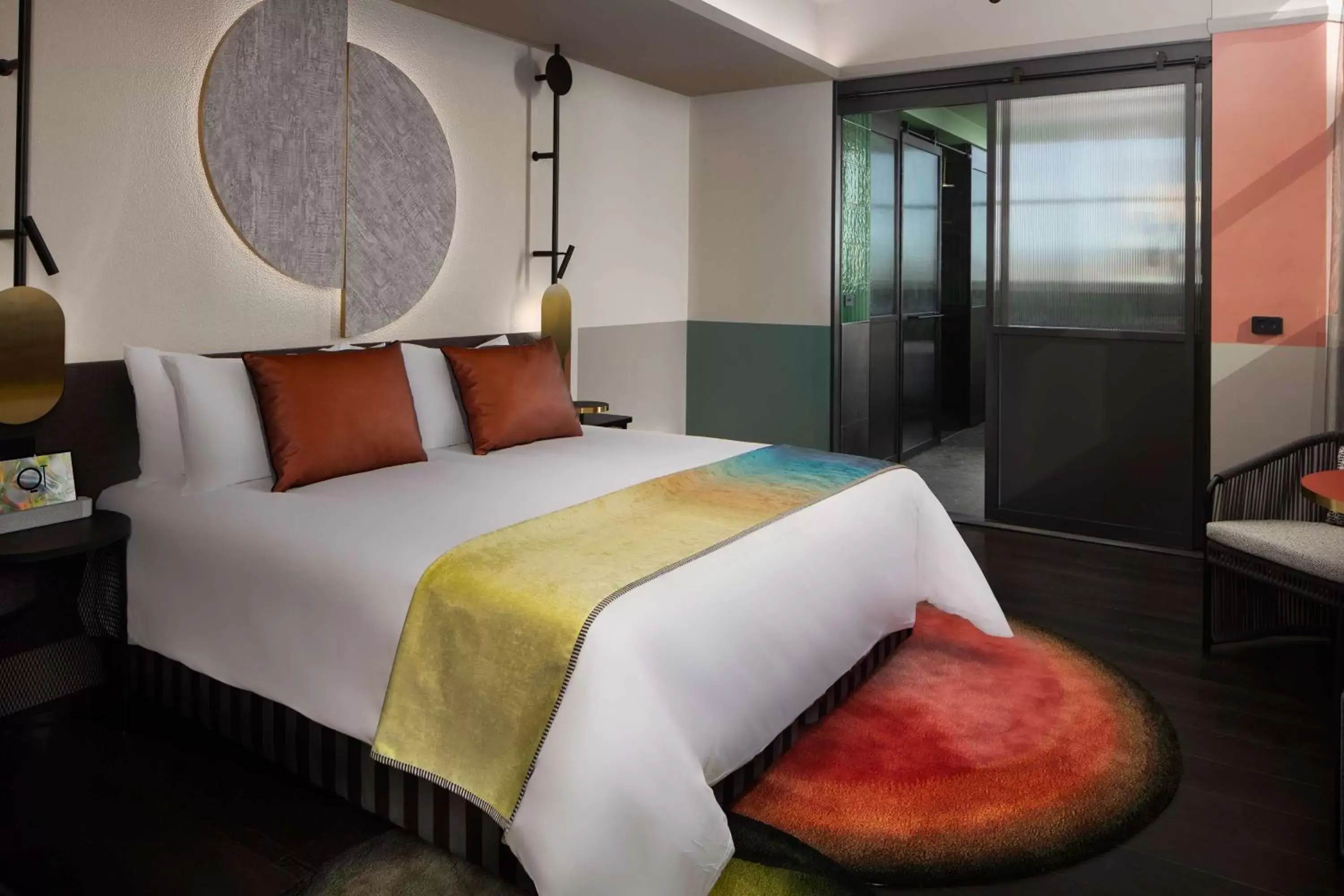 Photo of the whole room, Bed in QT Newcastle Photo of the whole room, Bed in QT Newcastle