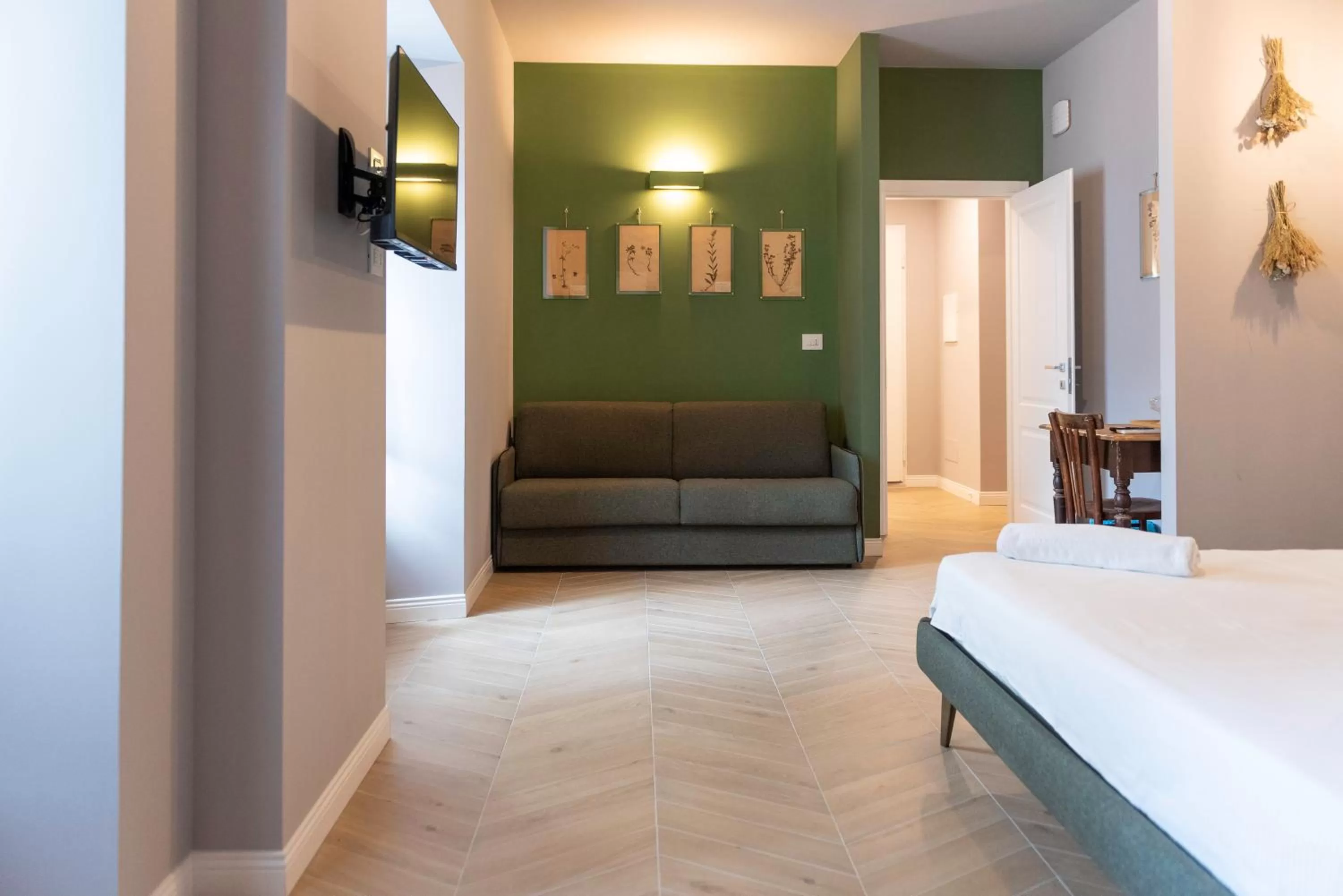 Seating Area in CASA Room Apartments Machiavelli 13