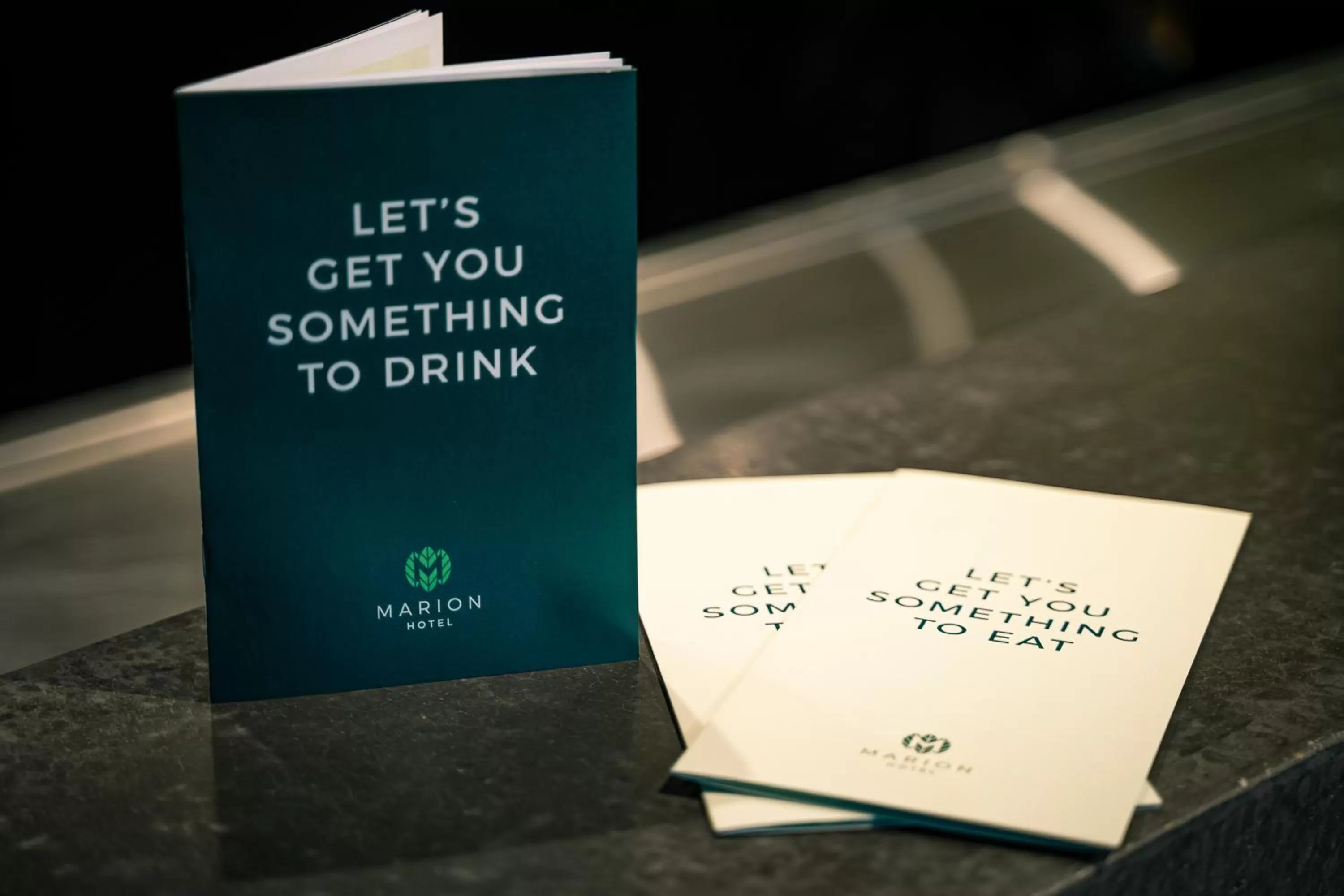 Food and drinks in Marion Hotel