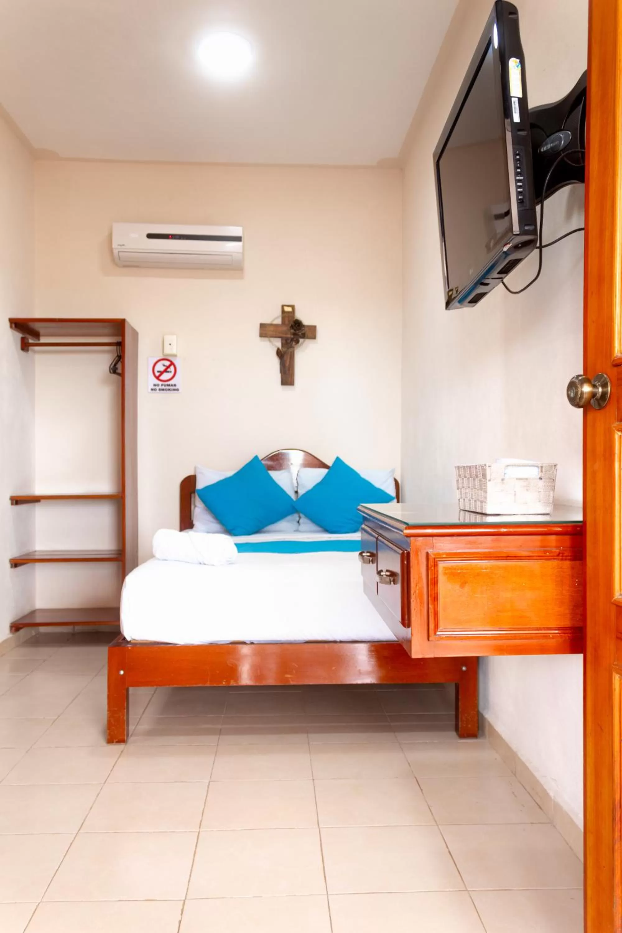 Bed in Hotel Bacalar Magico