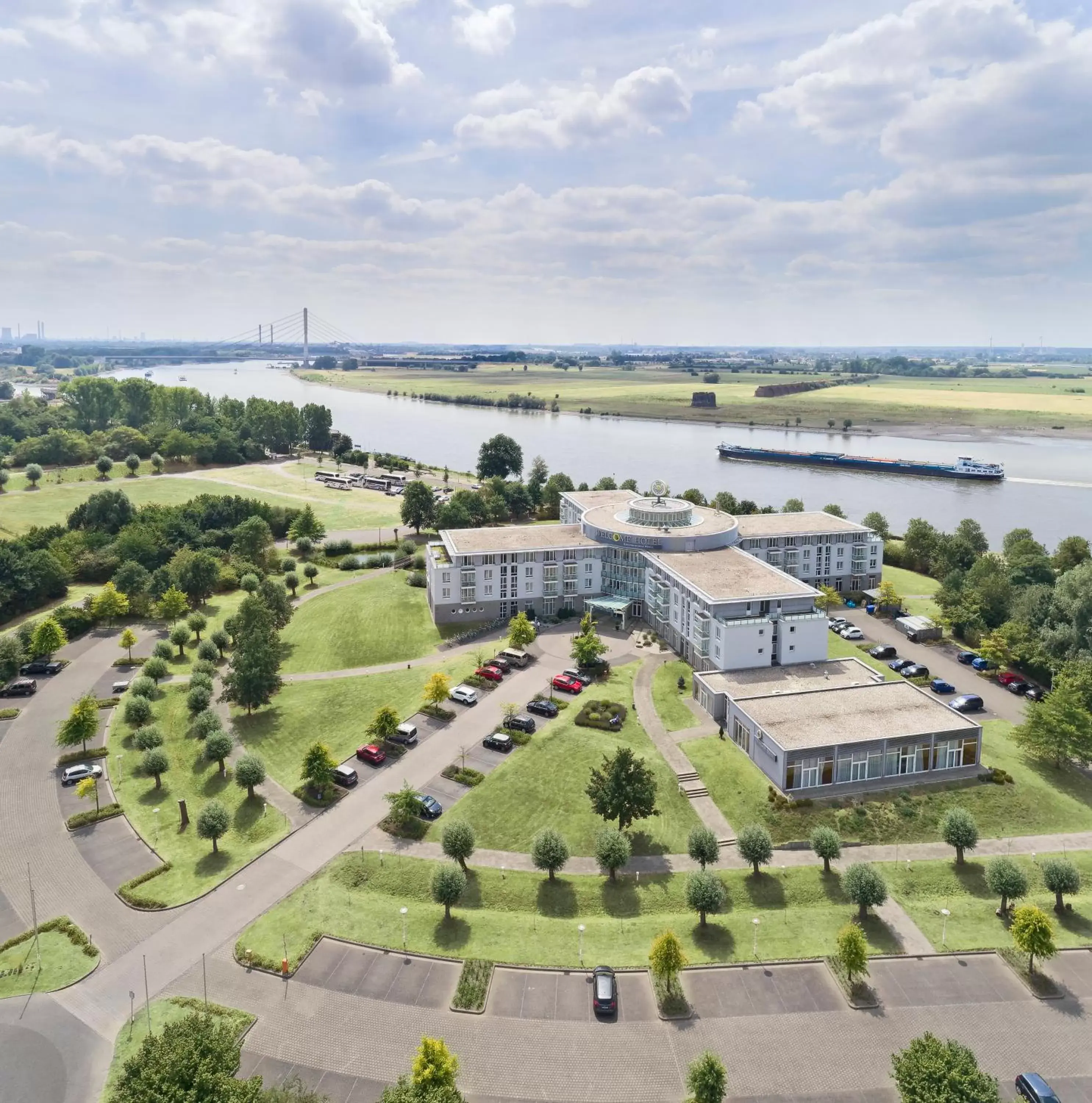 Natural landscape, Bird's-eye View in Welcome Hotel Wesel
