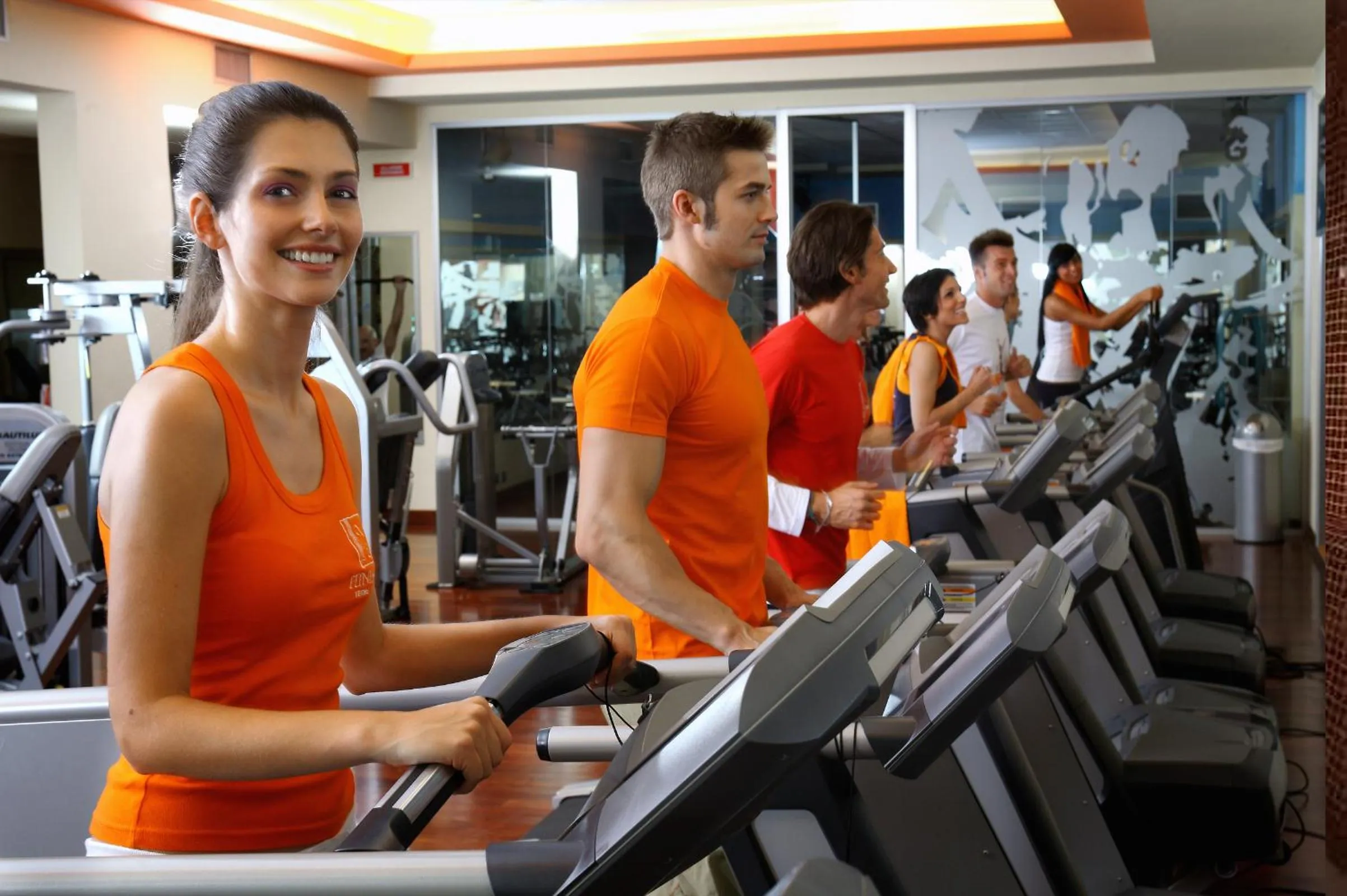 Fitness centre/facilities in Hotel Fontana Olente