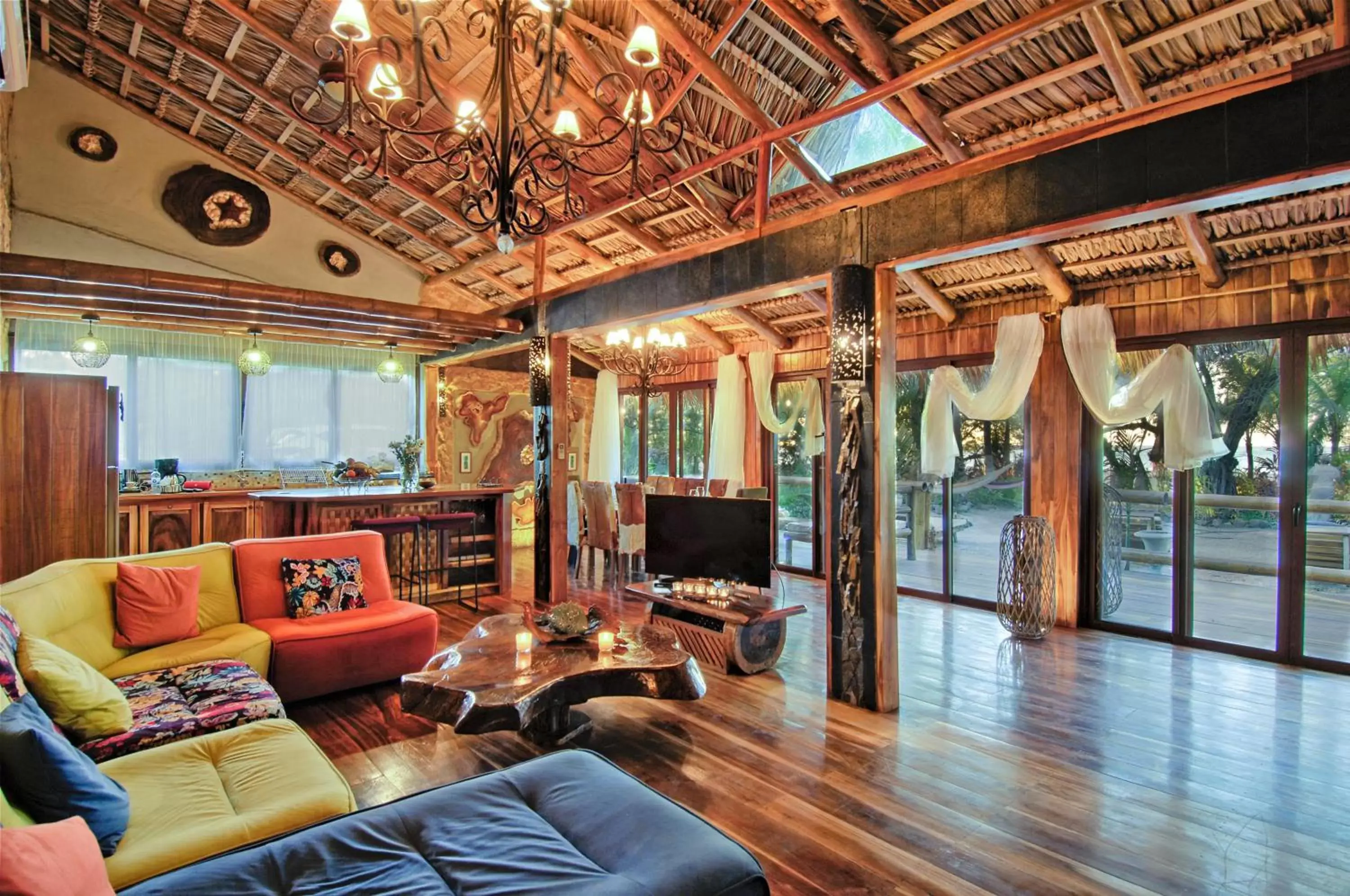 Living room, Seating Area in Ocho Artisan Bungalows