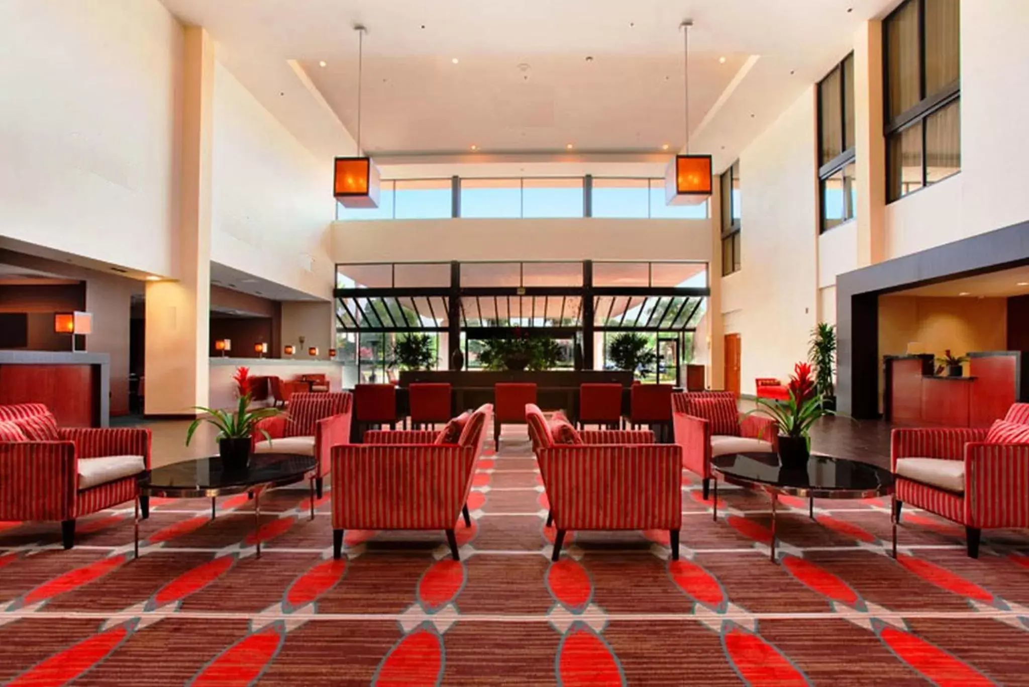 Lobby or reception in Ontario Airport Hotel & Conference Center