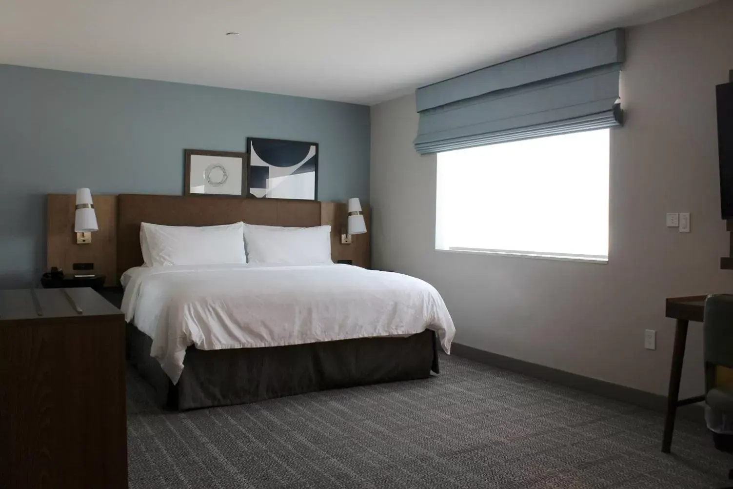 Bed in Staybridge Suites - Iowa City - Coralville, an IHG Hotel