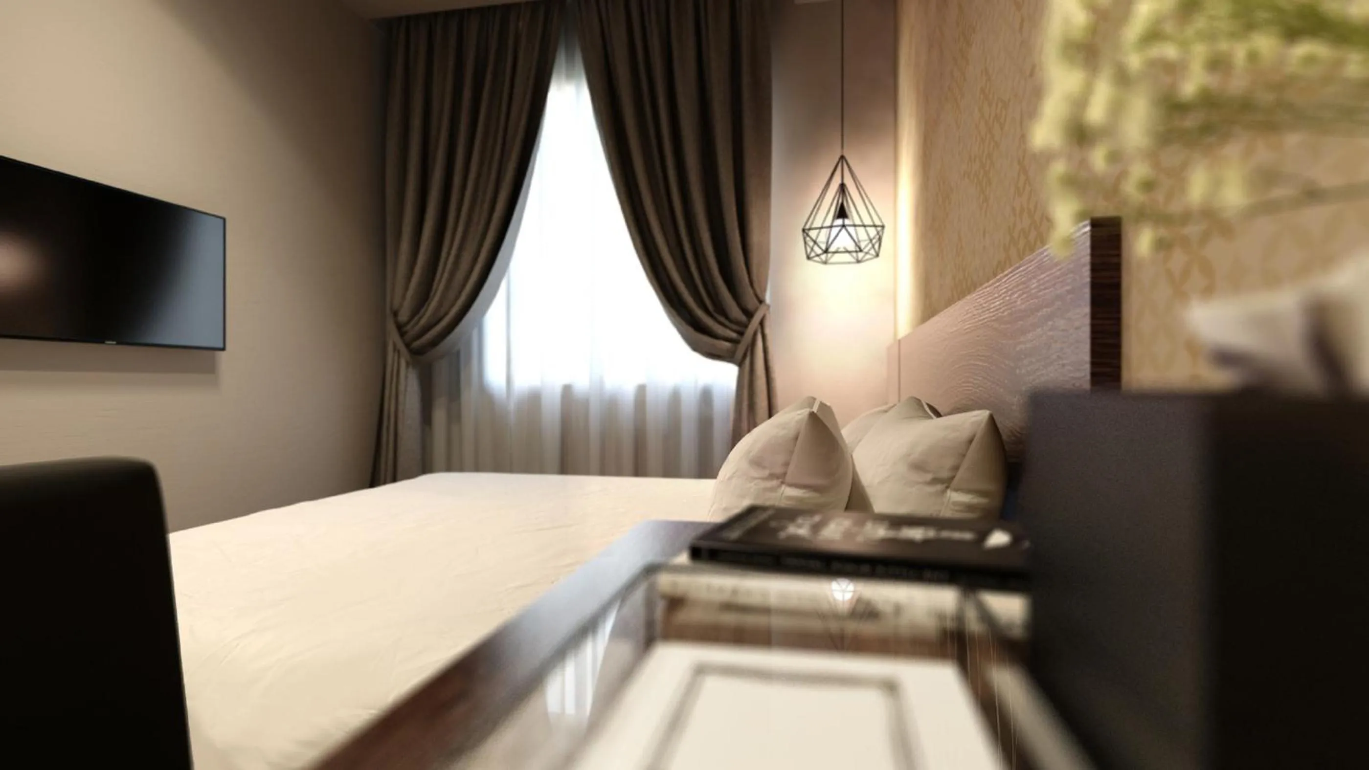 Bedroom, Bed in The Square Hotel