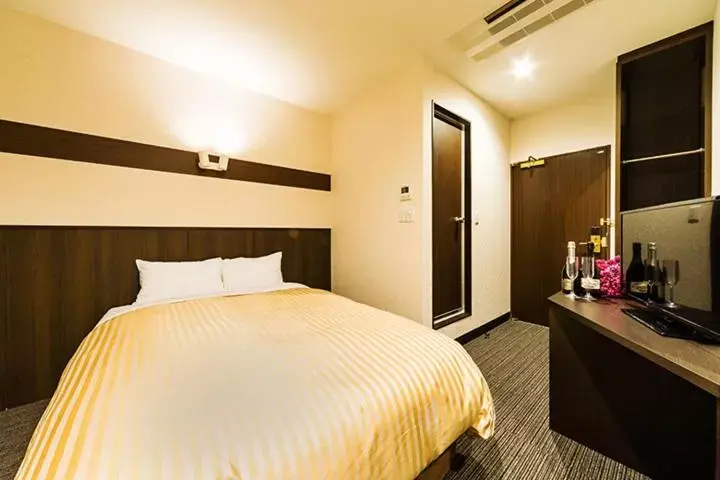 Bed in Hotel CASVI Tenjin Bed in Hotel CASVI Tenjin