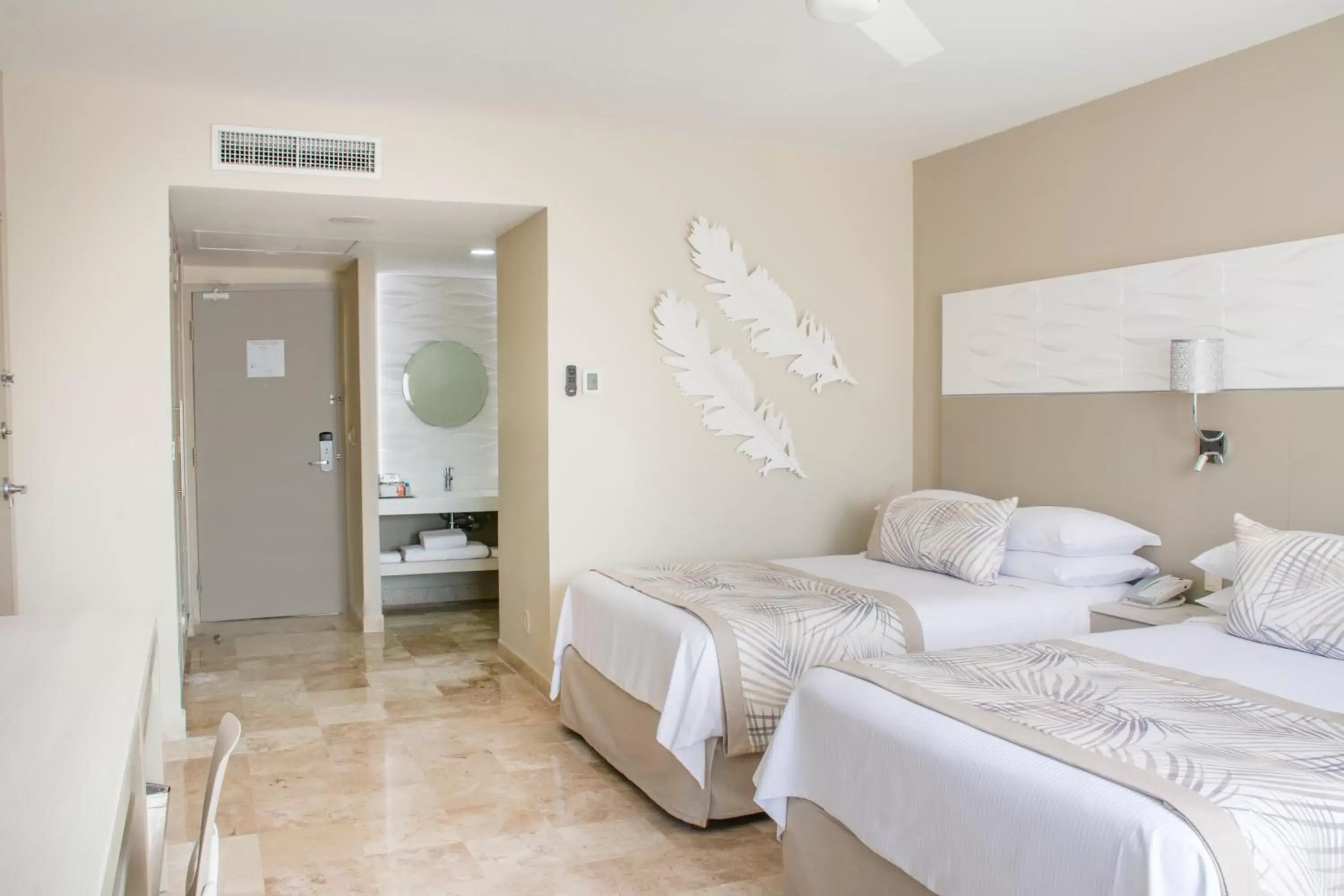 Bed in Krystal Grand Puerto Vallarta - All Inclusive
